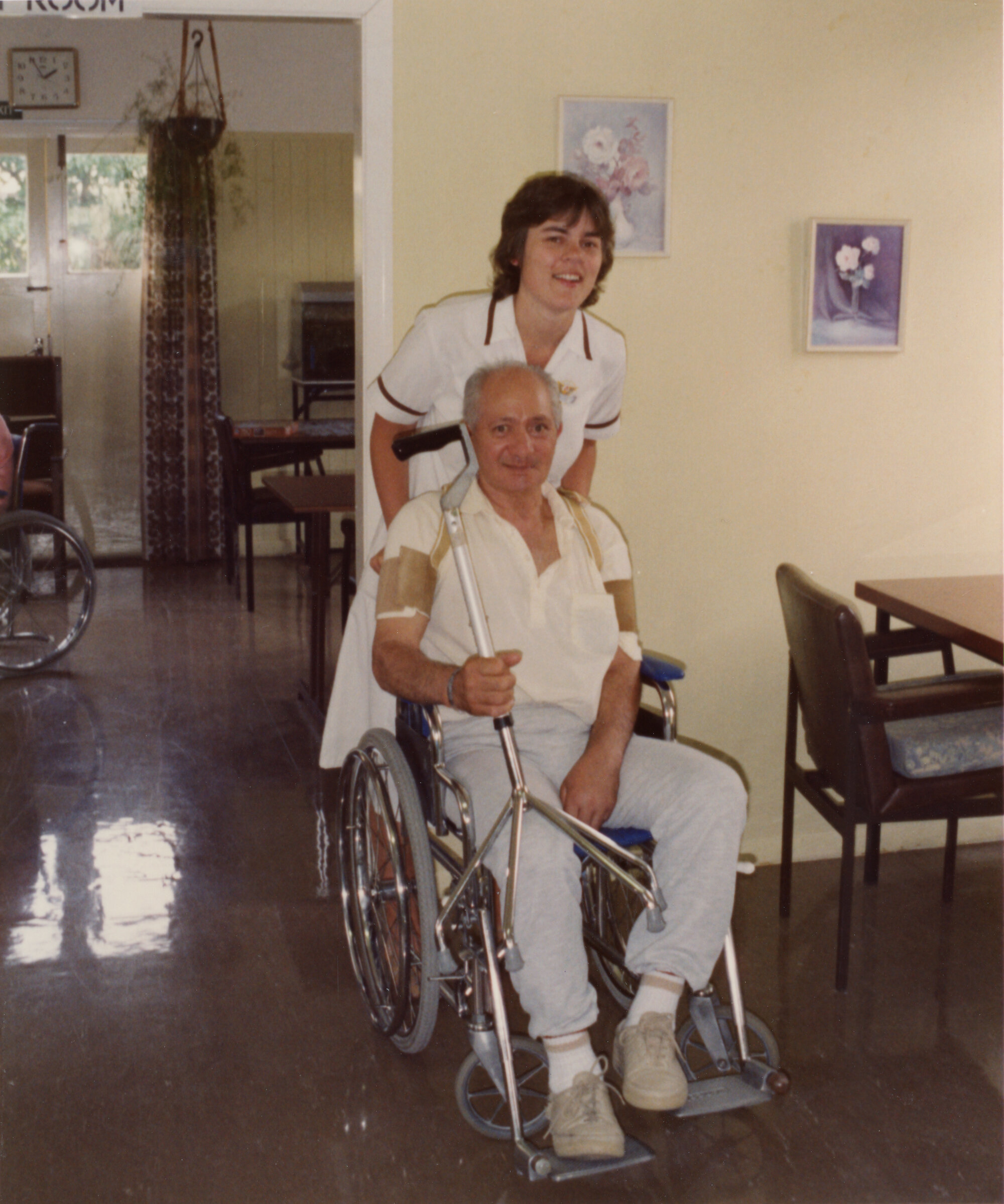 Silverstream Hospital; Occupational Therapist with Patient; ca. 1989