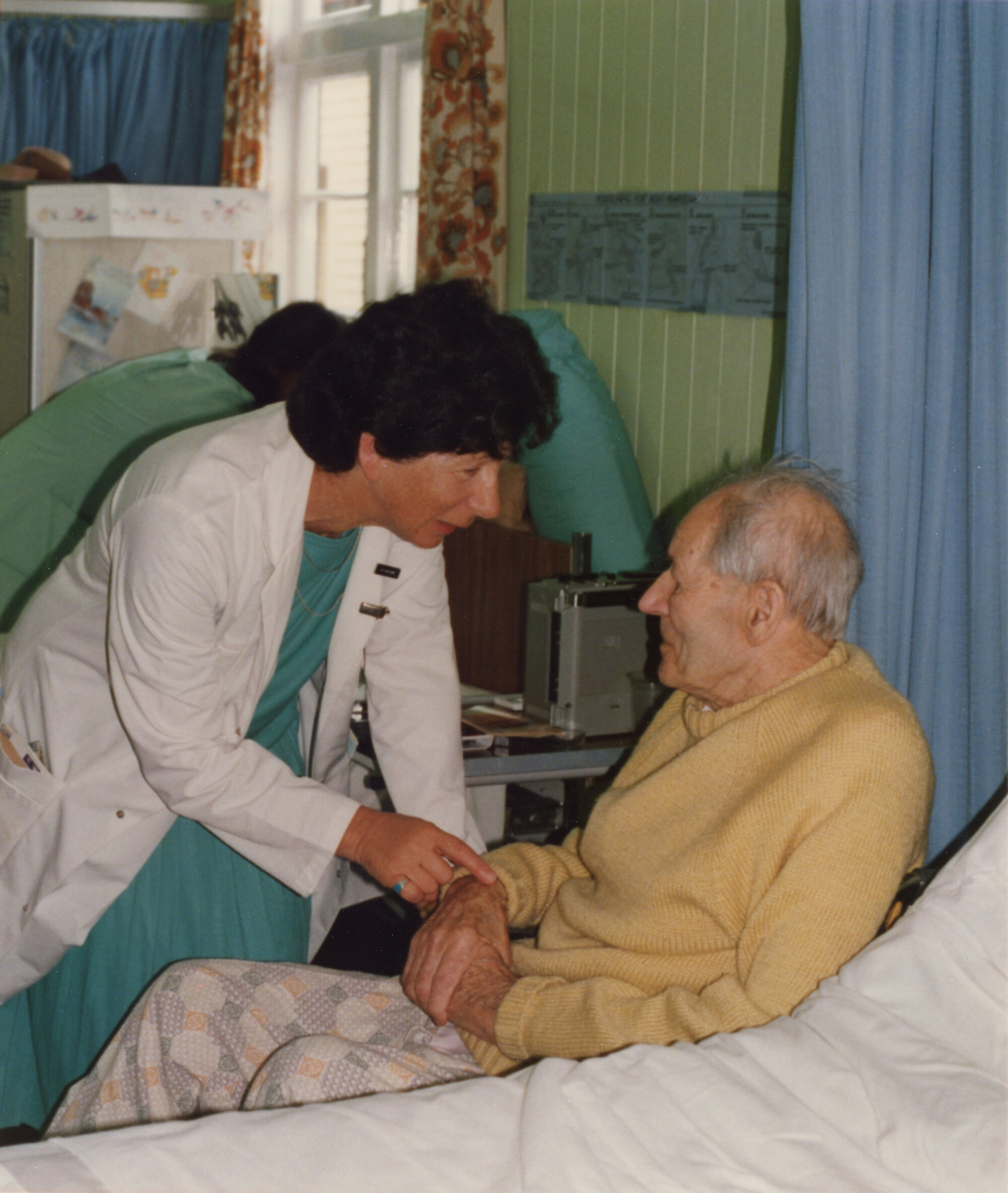 Silverstream Hospital; Dr. Susi Williams with Patient; ca. 1989