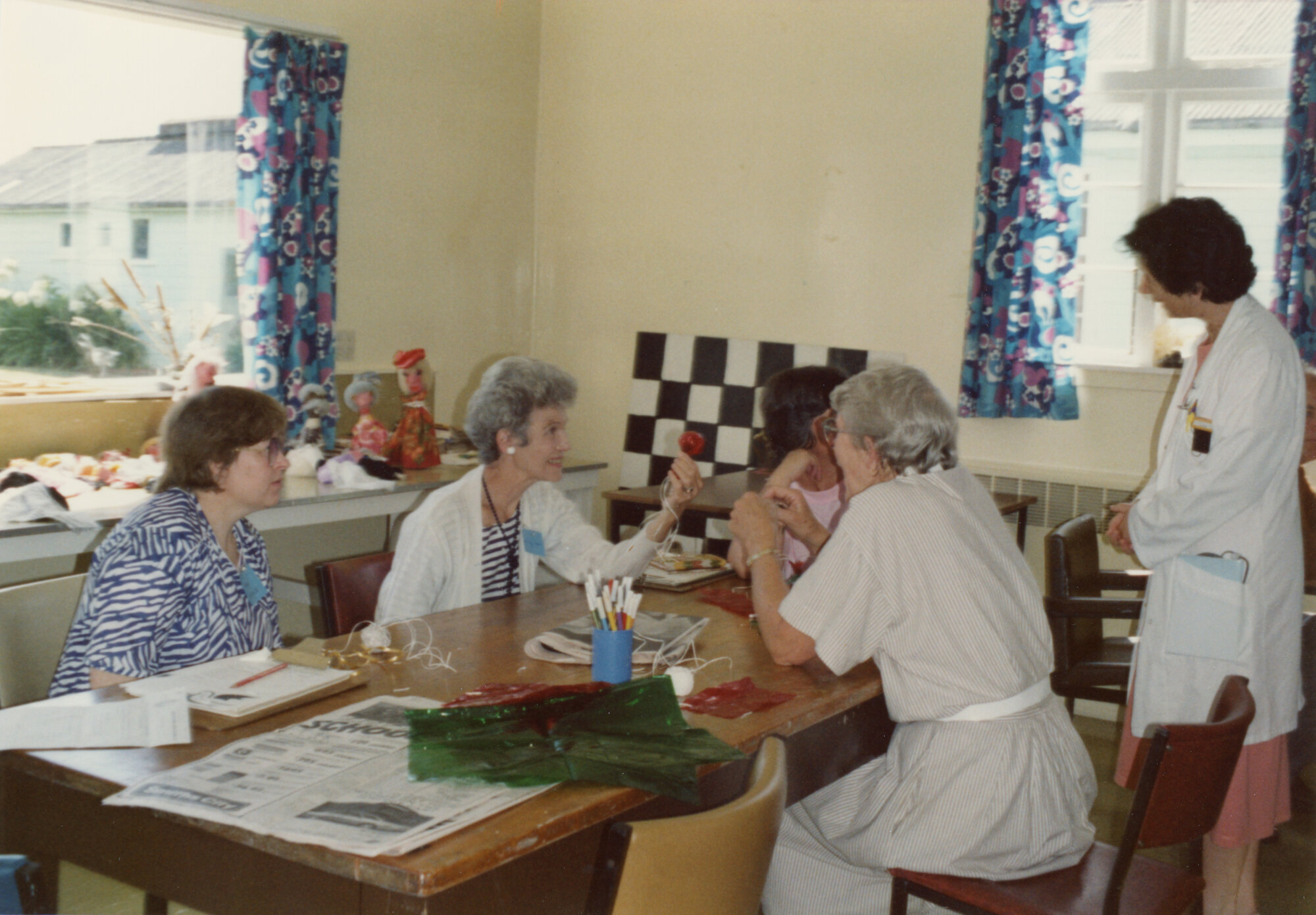 Silverstream Hospital; Crafting; ca. 1989
