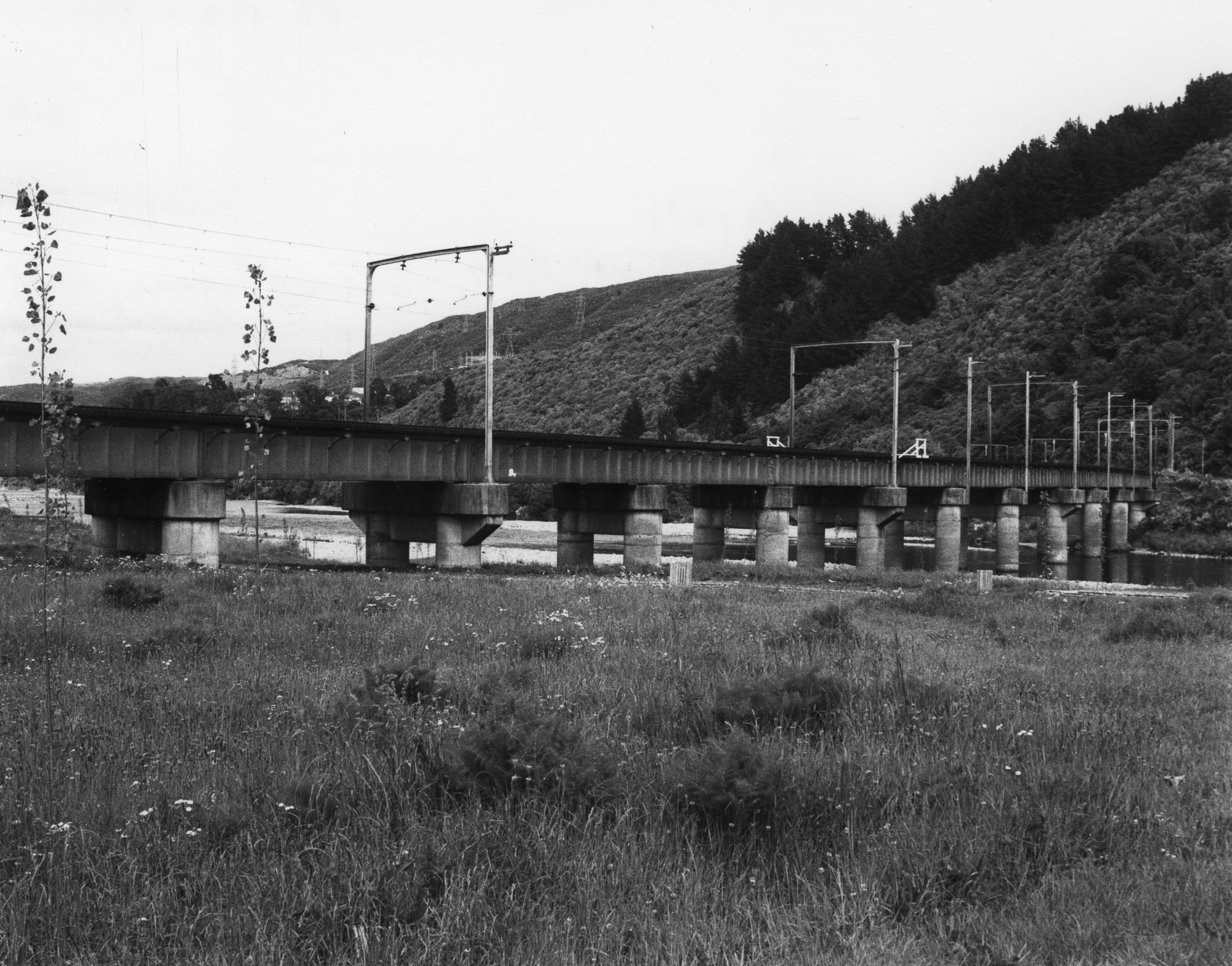 Silverstream railway bridge 3, over Te Awa Kairangi / Hutt River.