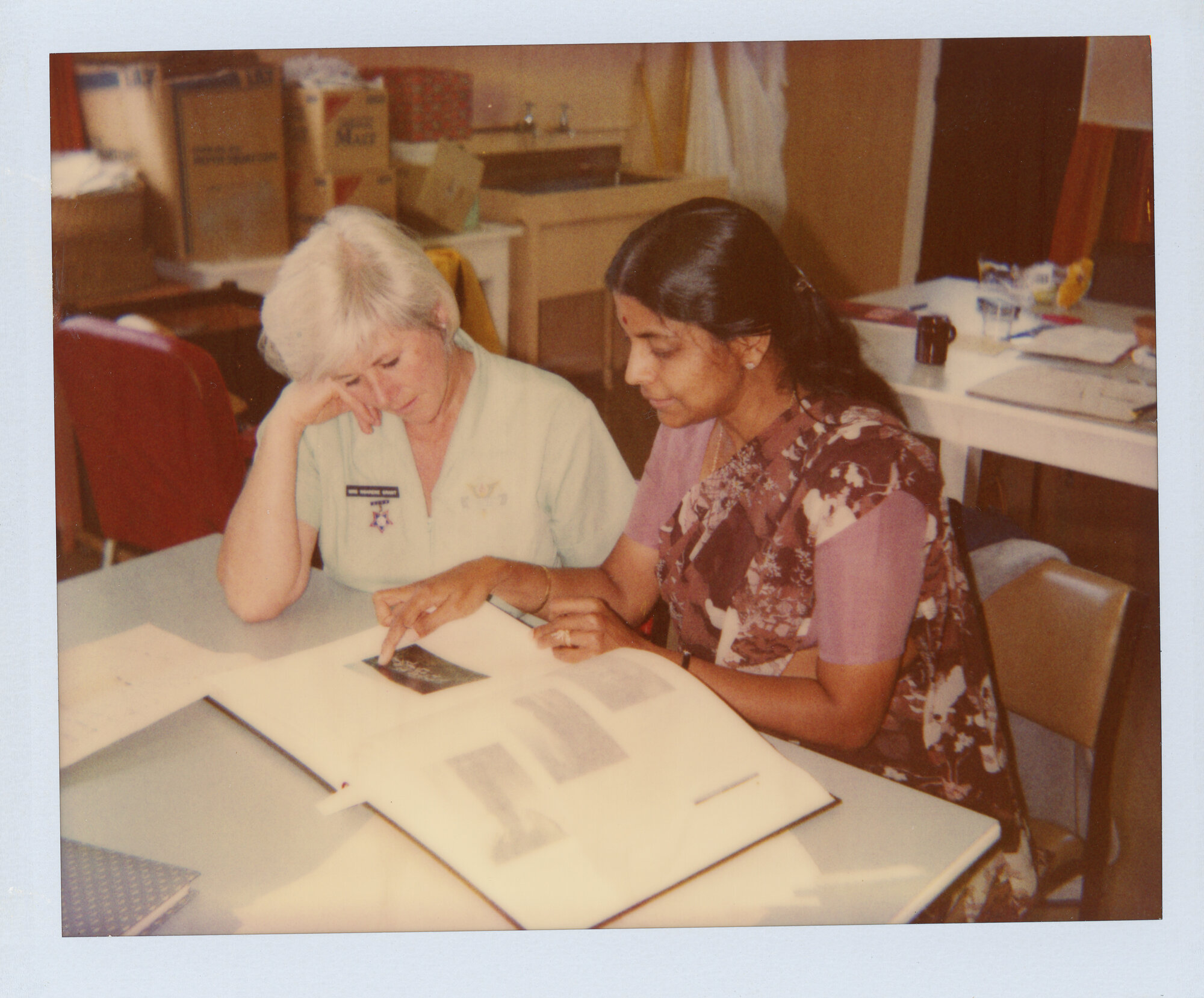 Silverstream Hospital; Dr. Nalayini Pasupati with Nurse; ca. 1989