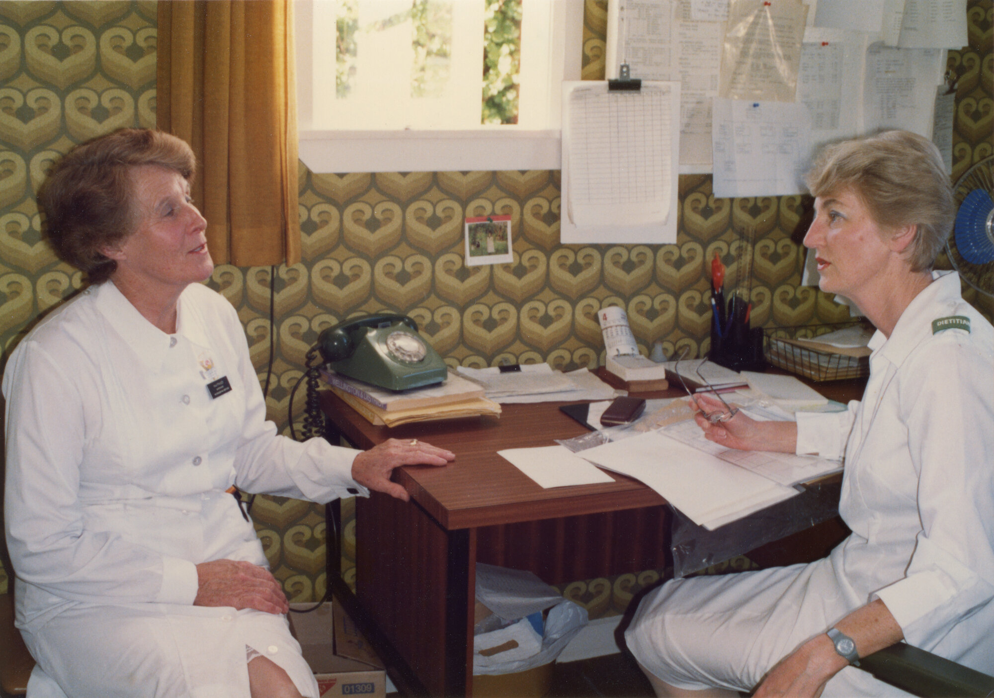 Silverstream Hospital; Housekeeping Supervisor and Dietitian; ca. 1989