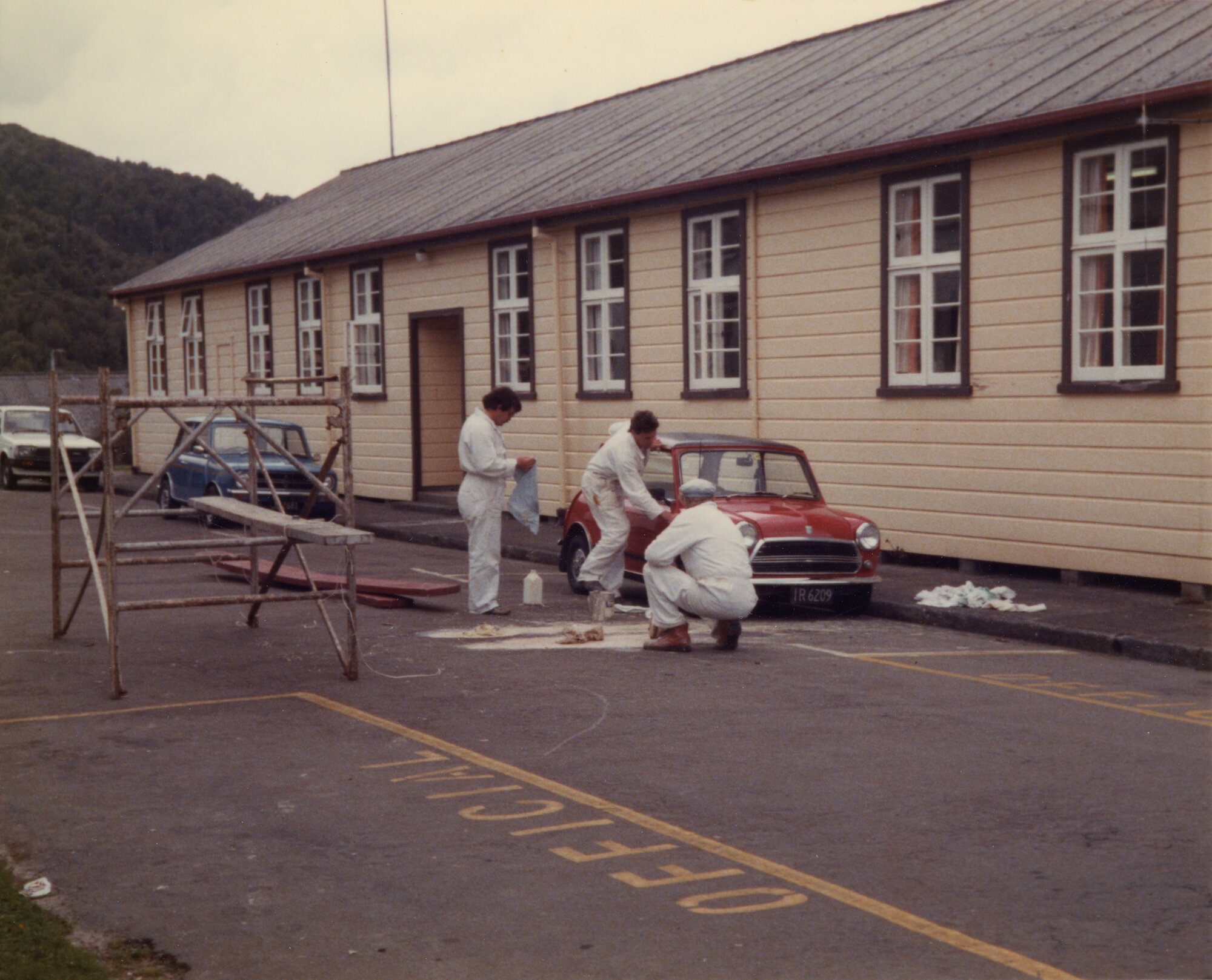 Silverstream Hospital; Painting Buildings; ca. 1987