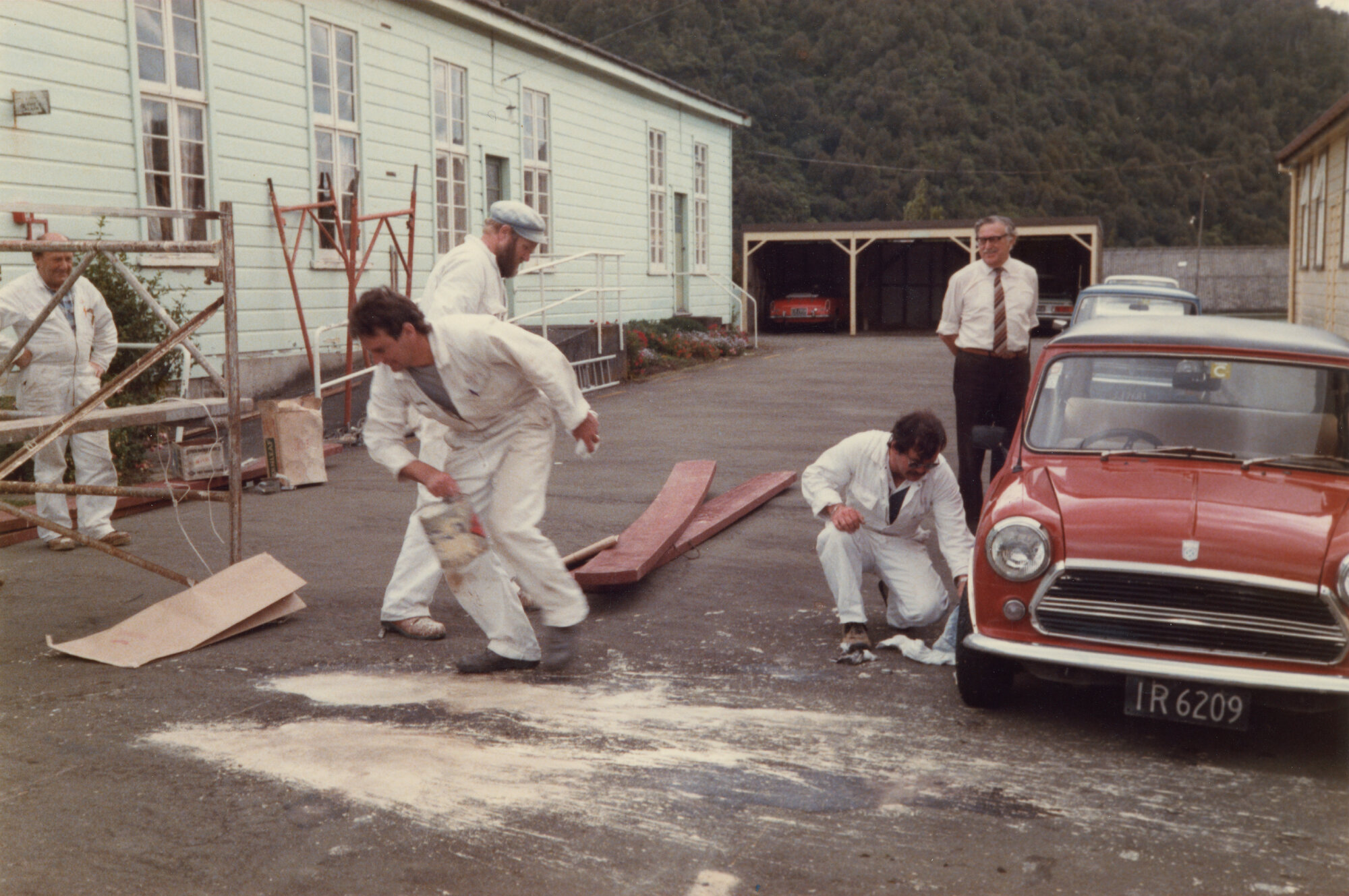 Silverstream Hospital; Painting Buildings; ca. 1987