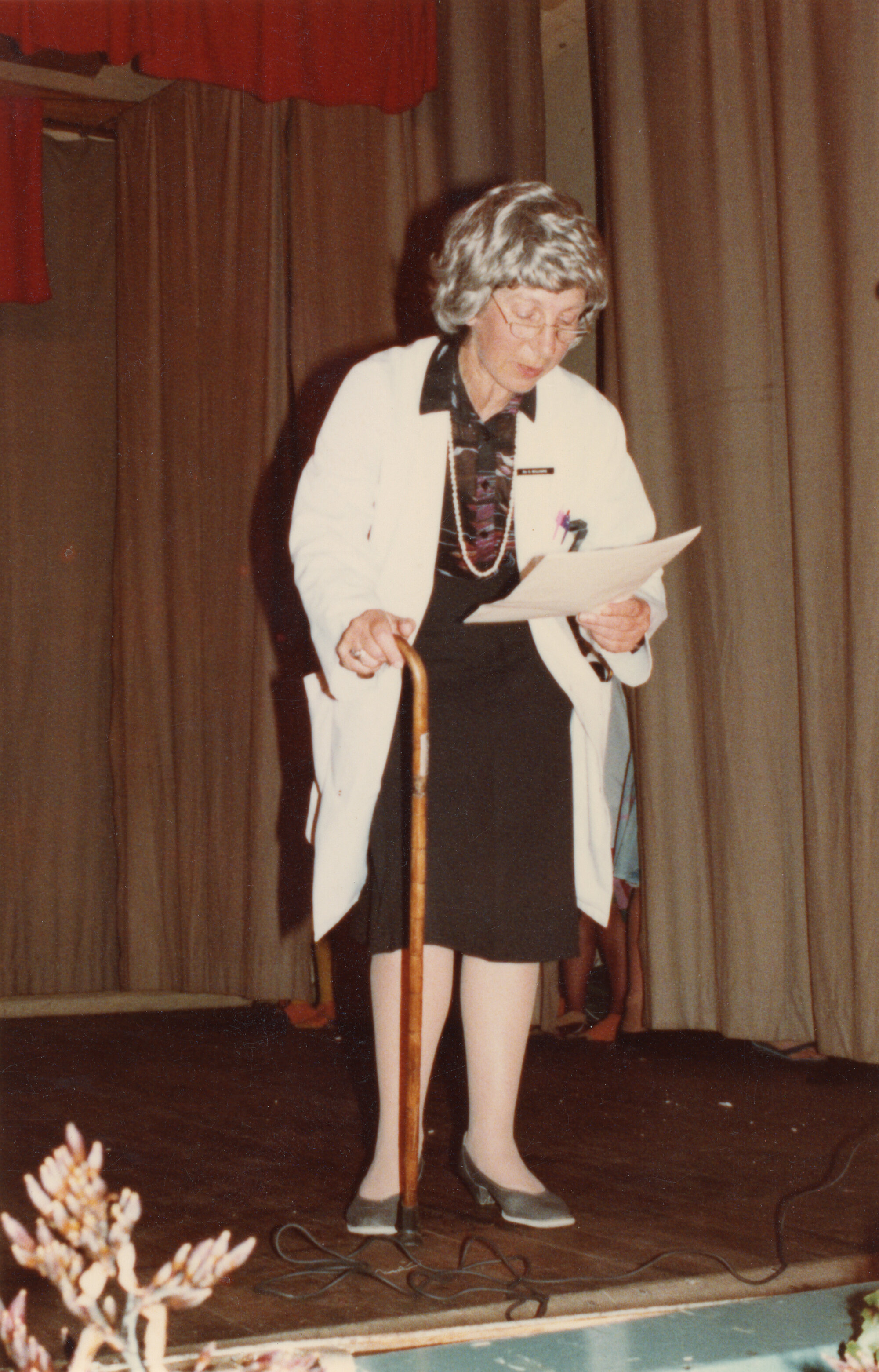 Silverstream Hospital; Dr. Susi Williams in Costume; ca. 1980s