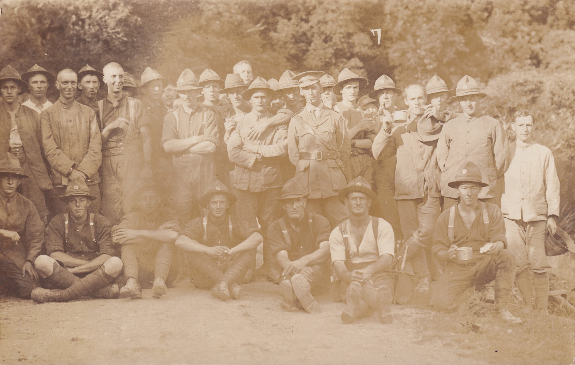 Soldiers Marching Over the Rimutakas; ca. 1915-1918