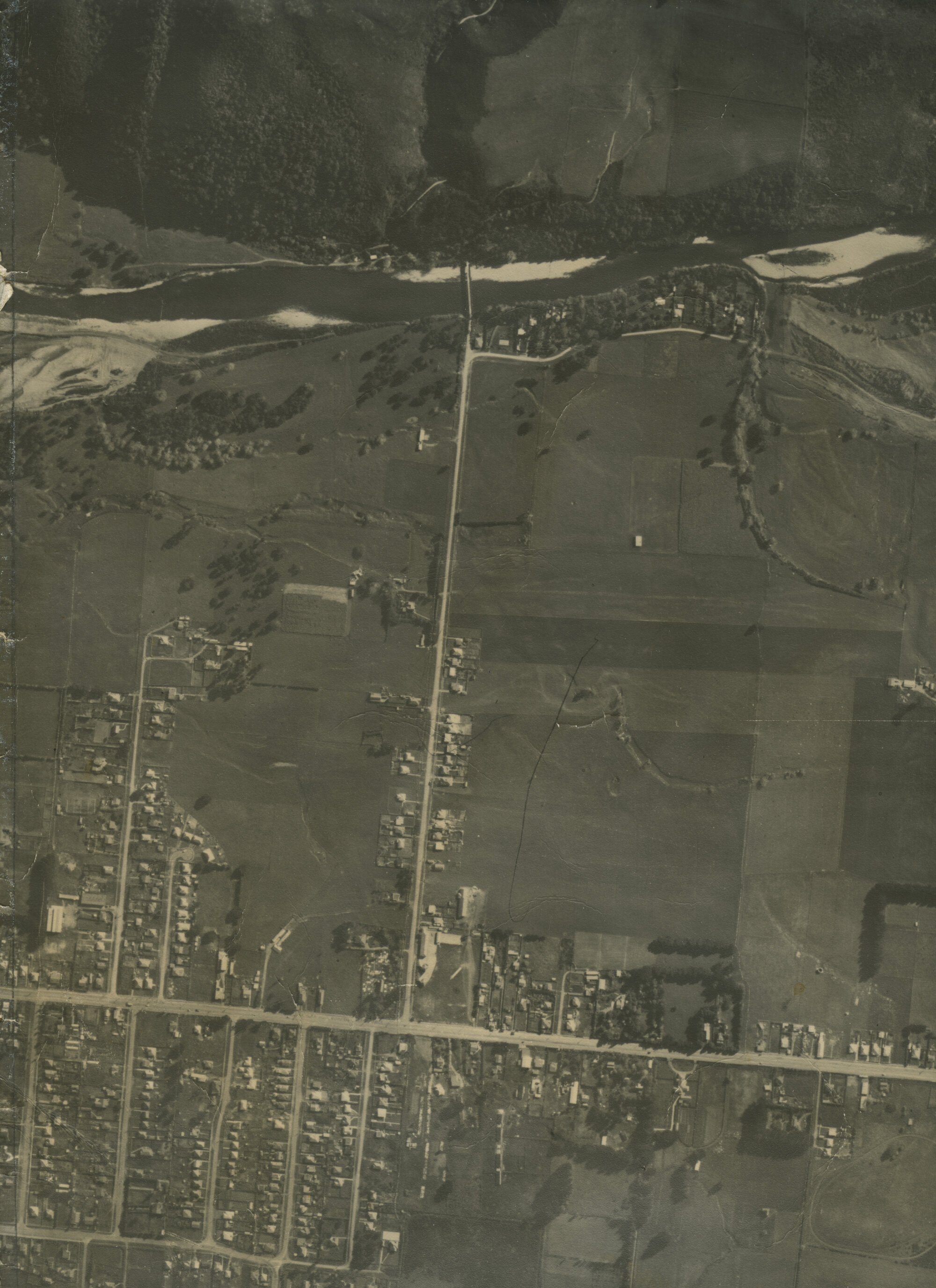 Aerial Map 1951 2a (detail 1) Moonshine Road