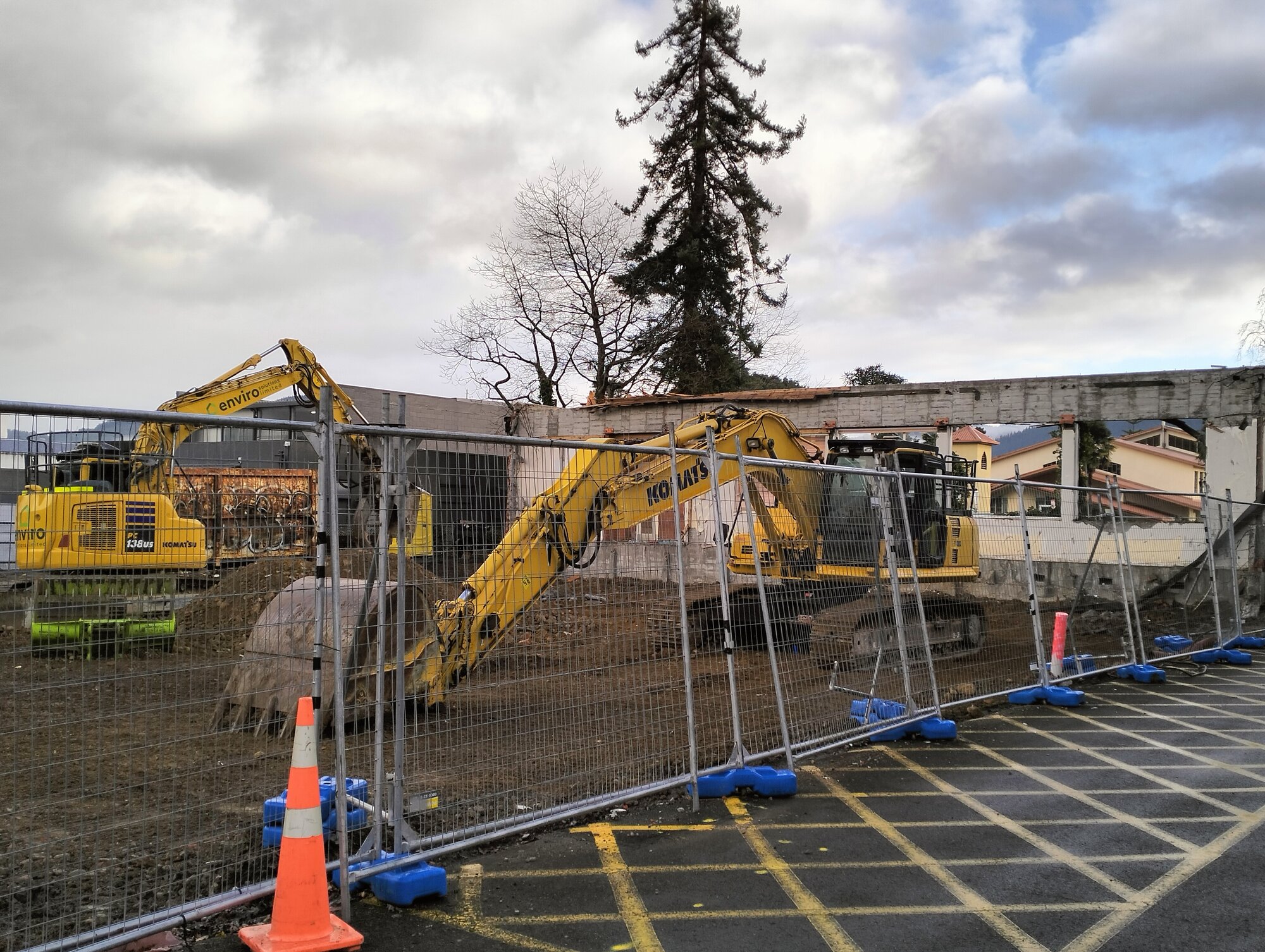 Upper Hutt Courthouse Demolition; July 2025