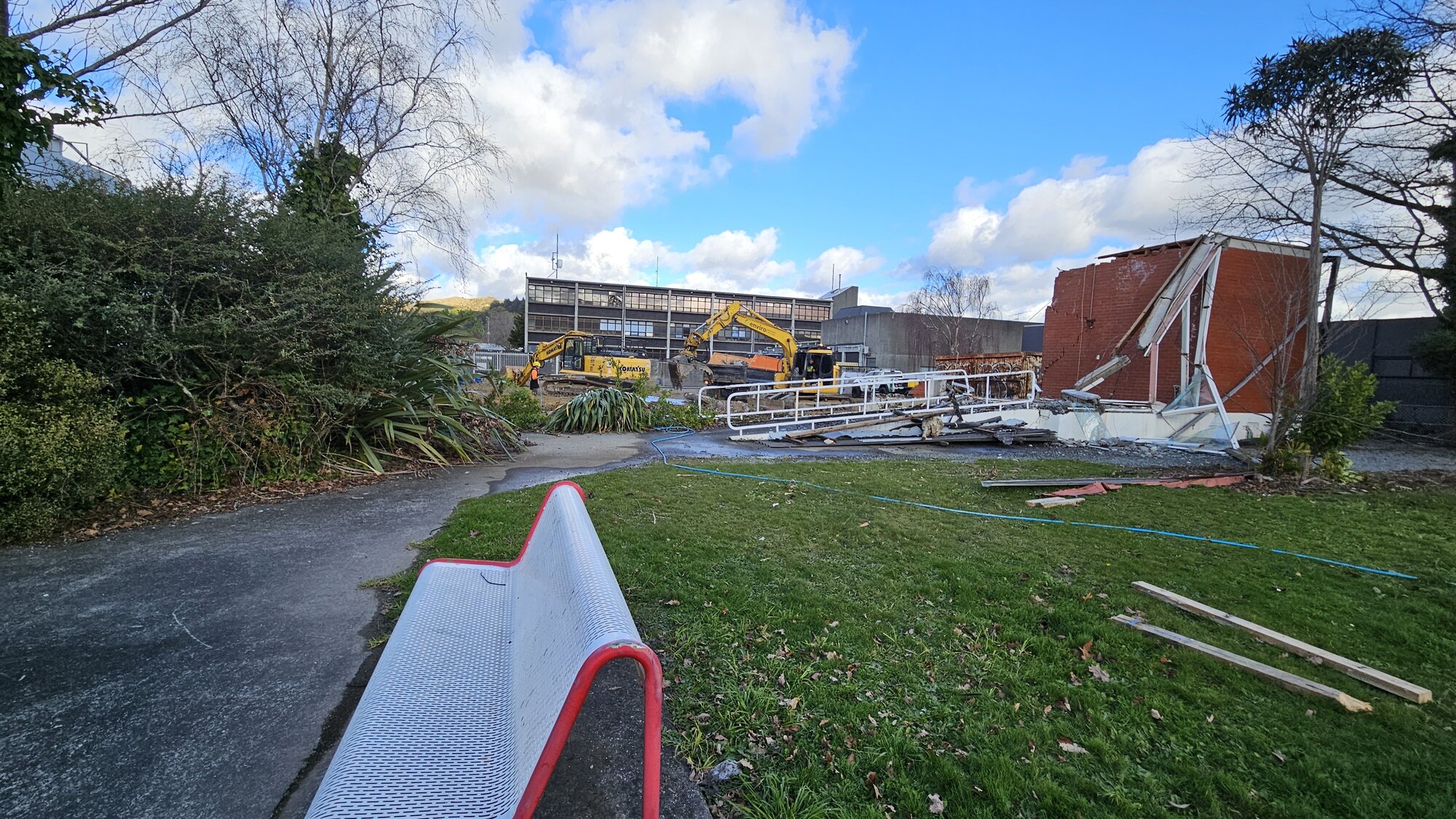 Upper Hutt Courthouse Demolition; July 2025
