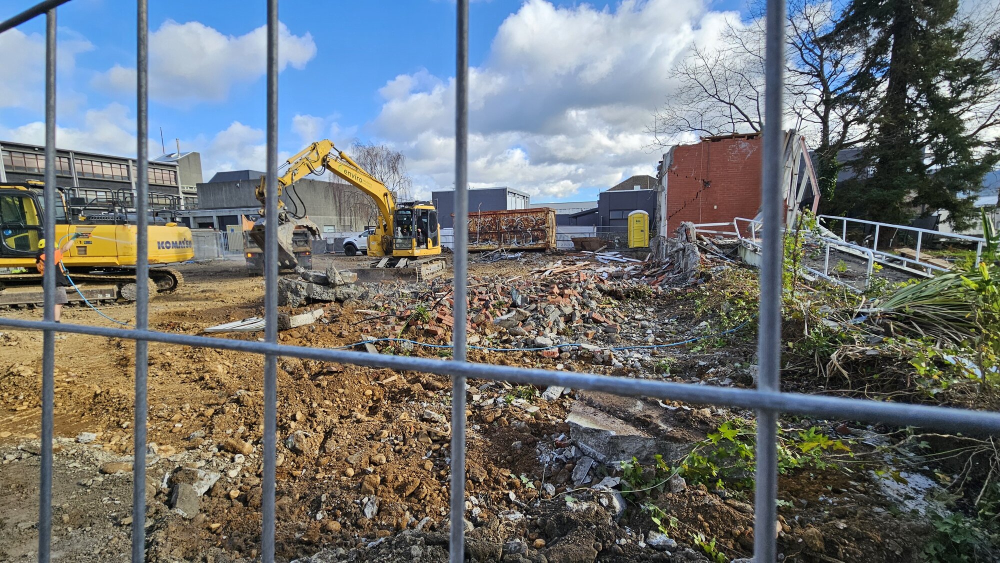 Upper Hutt Courthouse Demolition; July 2025