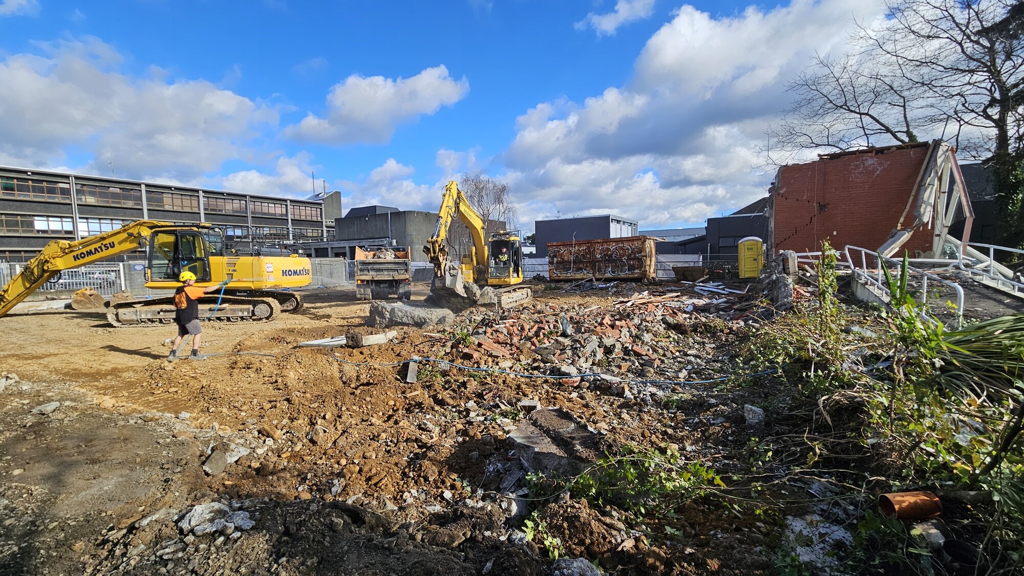 Upper Hutt Courthouse Demolition; July 2025