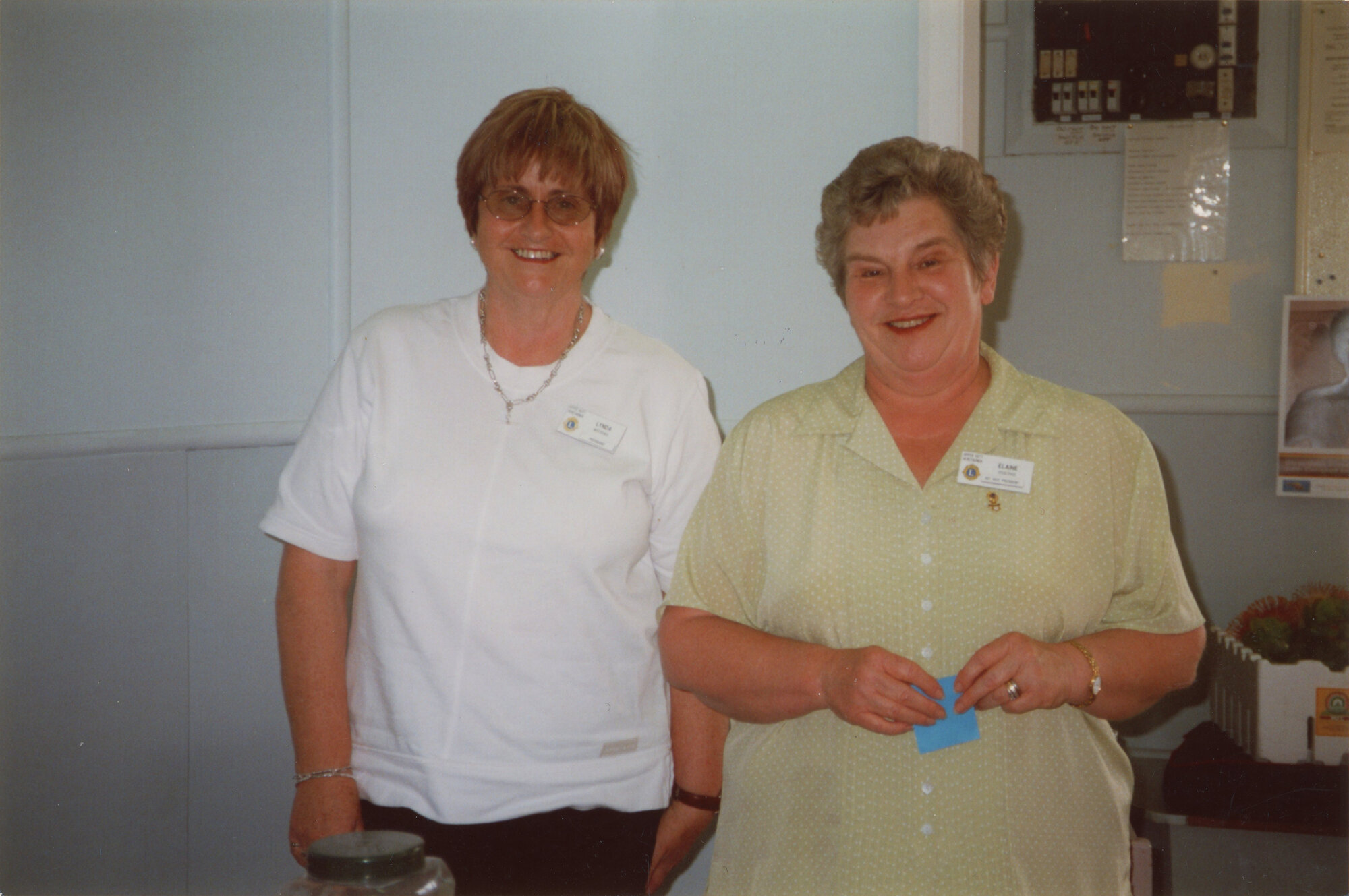 Heretaunga Lions Club; Lynda and Elaine; 2002