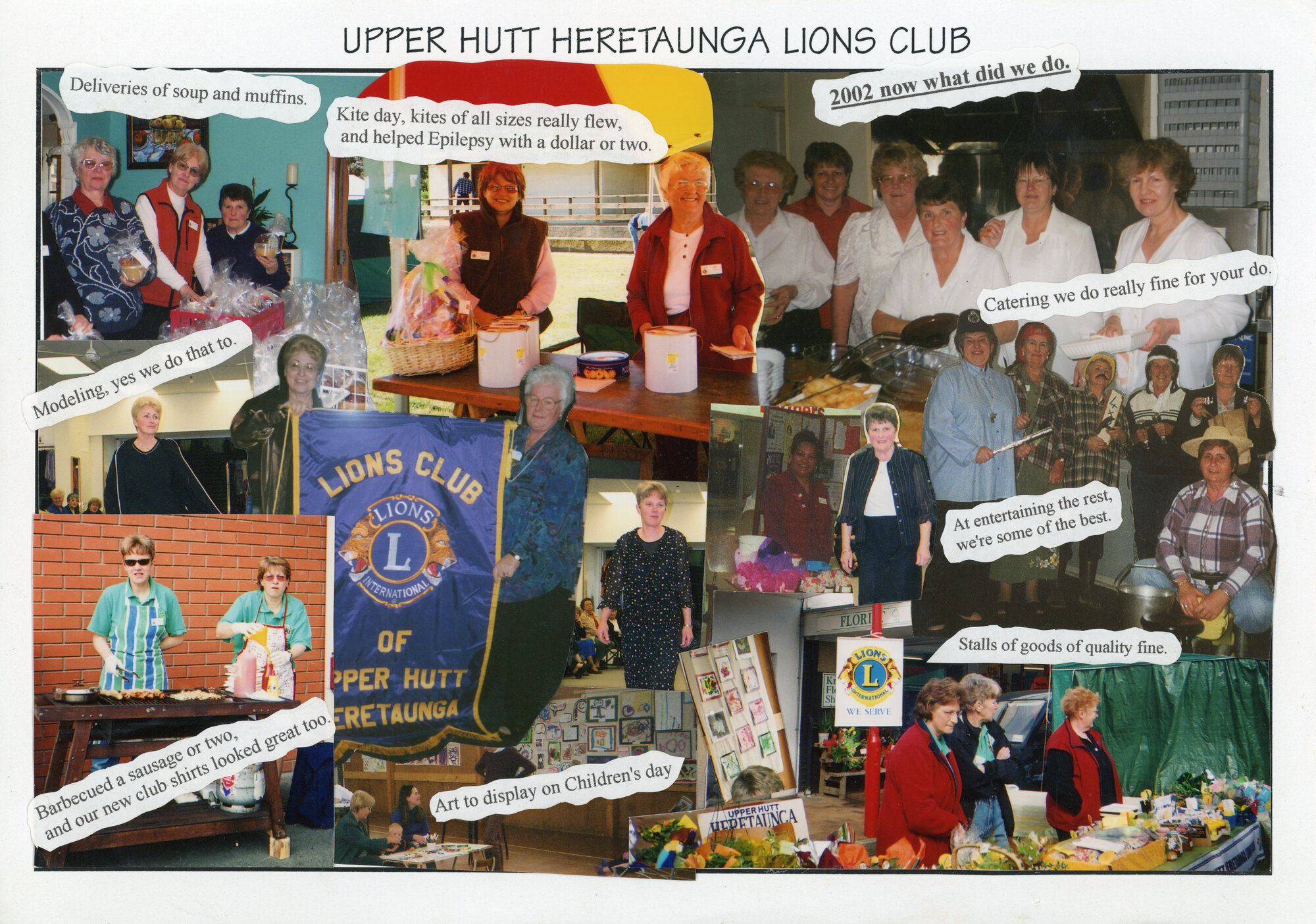 Heretaunga Lions Club; Collage; 2002
