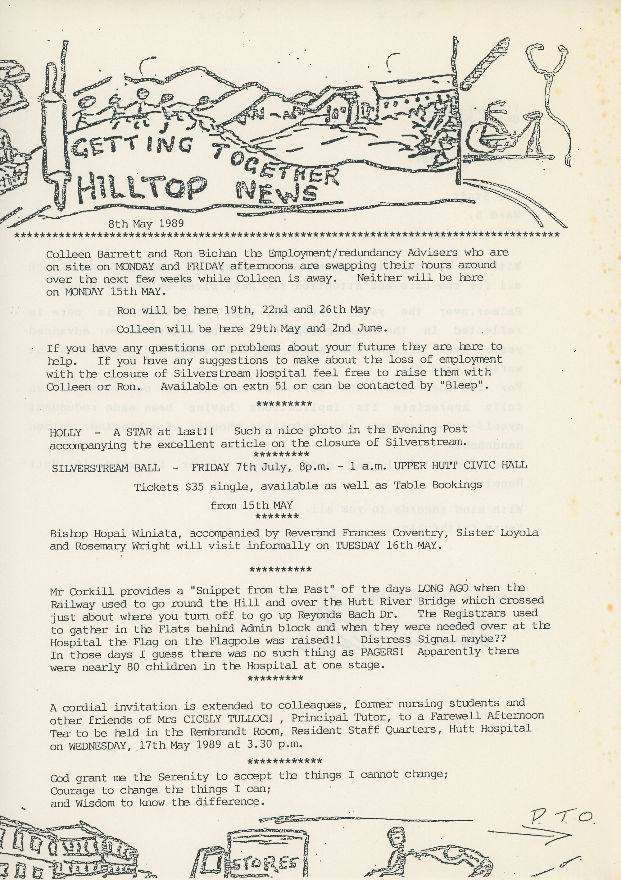 Getting Together: Hilltop News; 8 May 1989