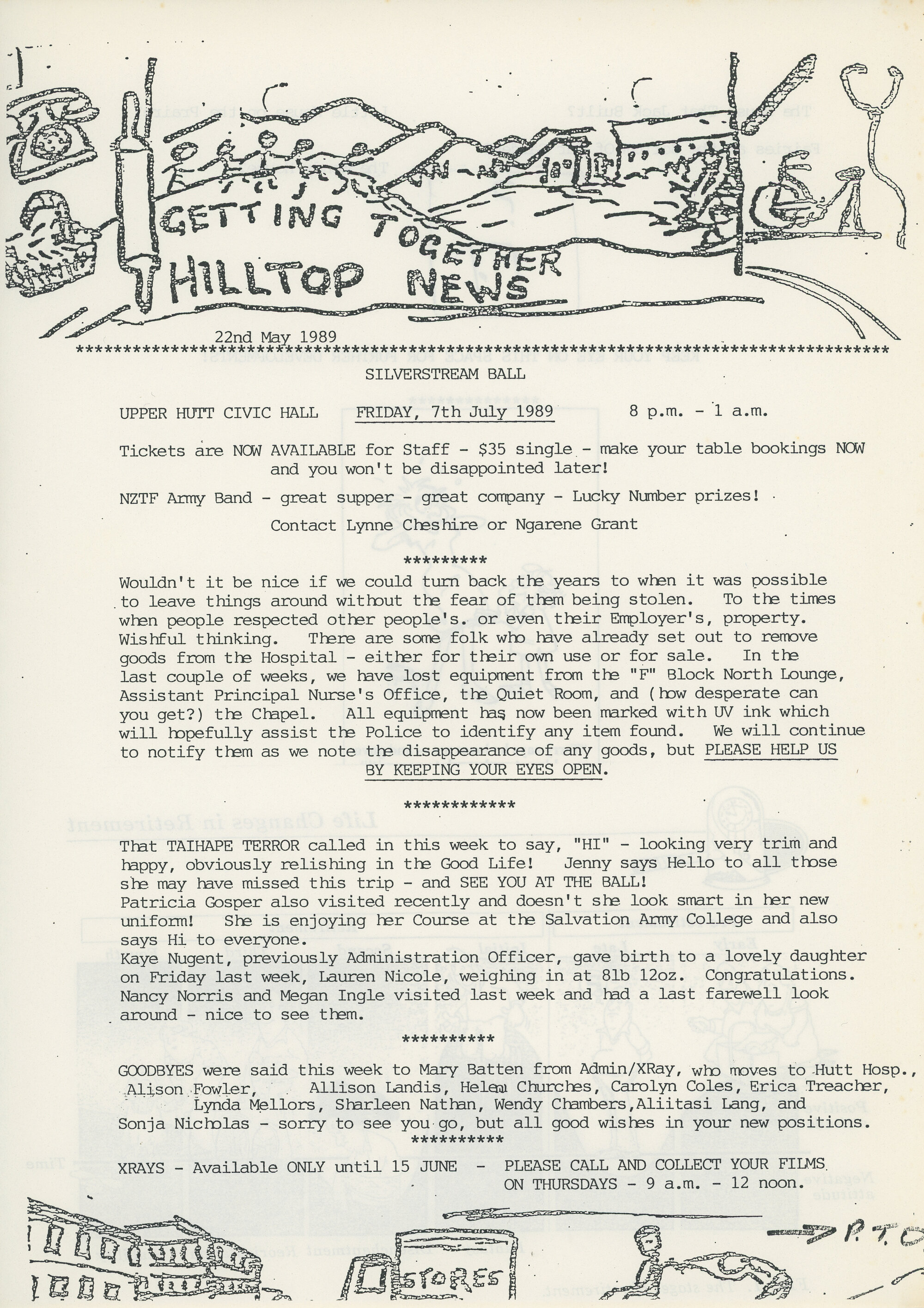 Getting Together: Hilltop News; 22 May 1989