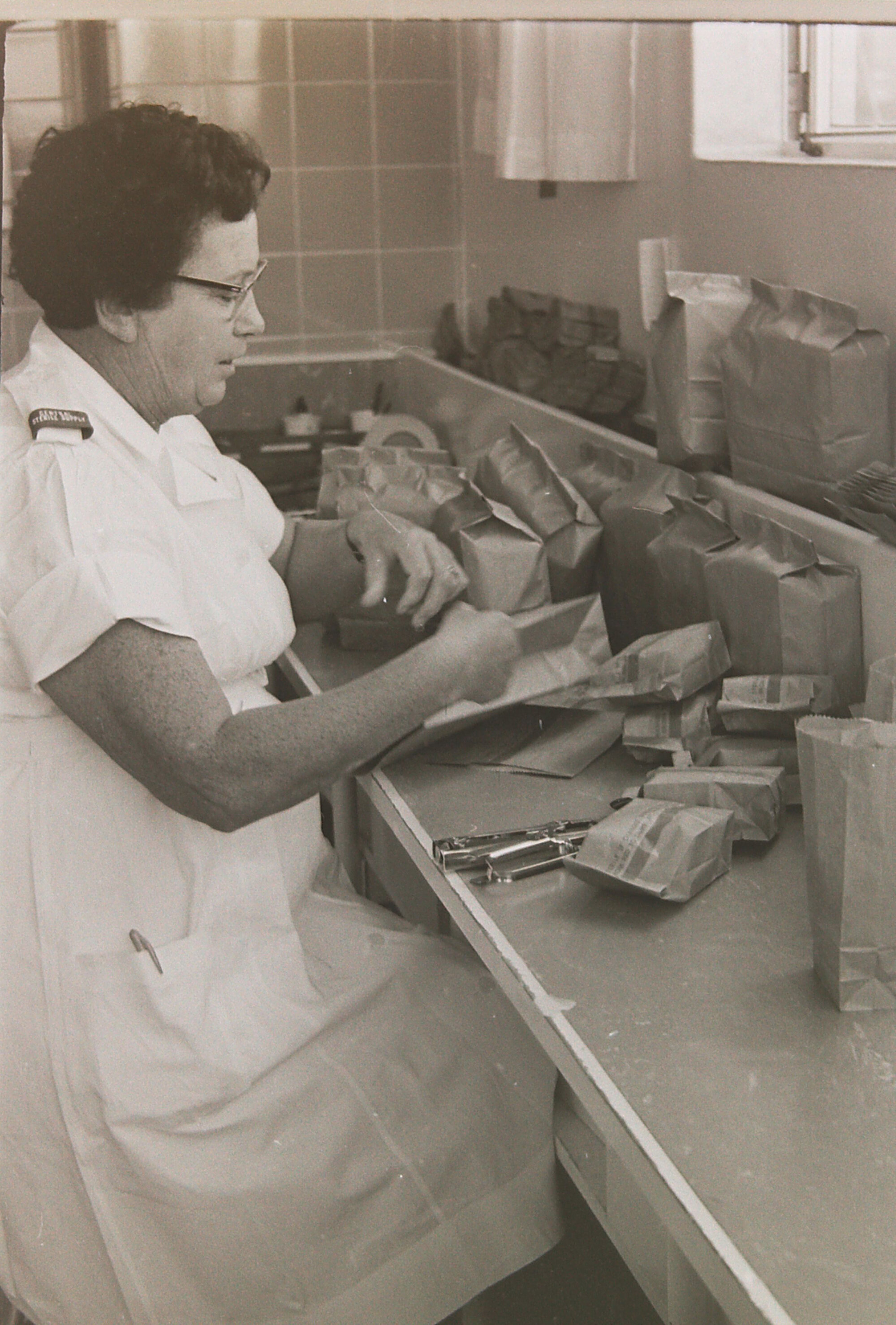 Tasman Vaccine Laboratory; Sterile Filling Operative; ca. 1968