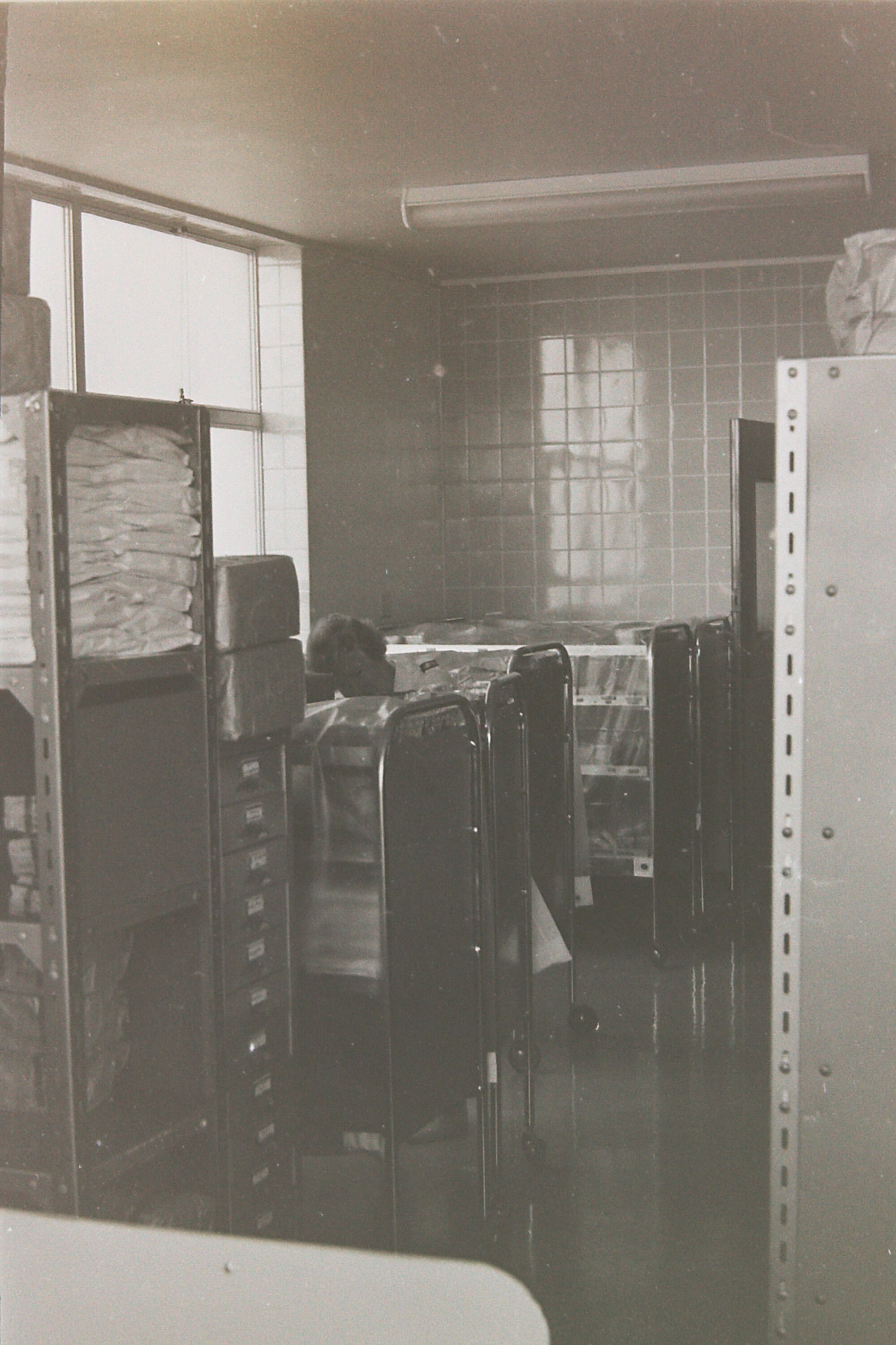 Tasman Vaccine Laboratory; Storage Area; ca. 1968