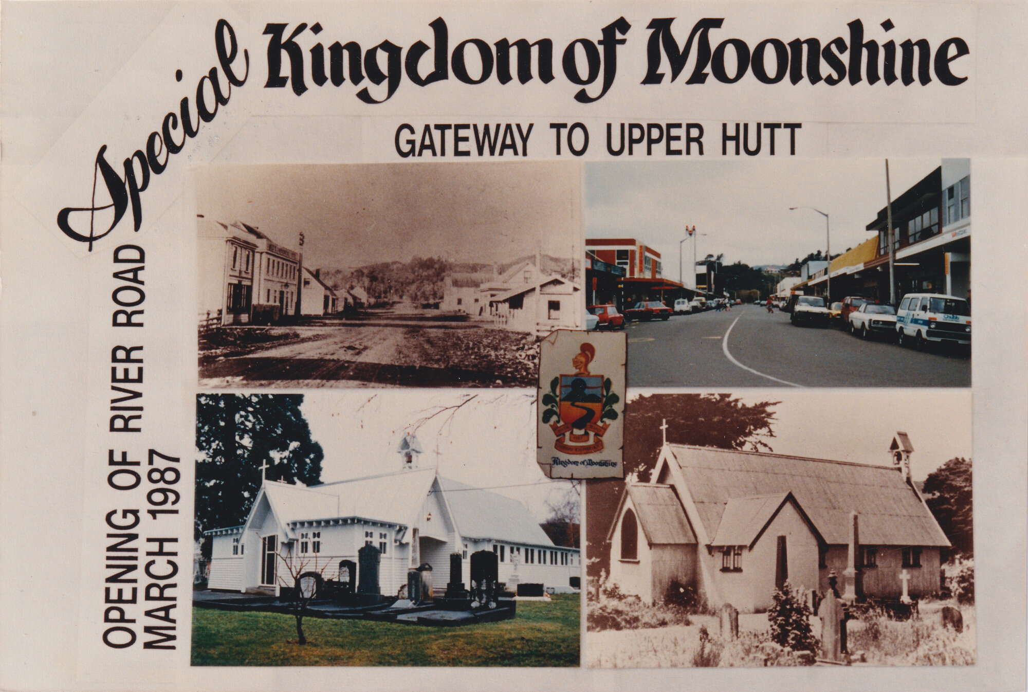 Kingdom of Moonshine River Road Opening Celebration Postcard; March 1987