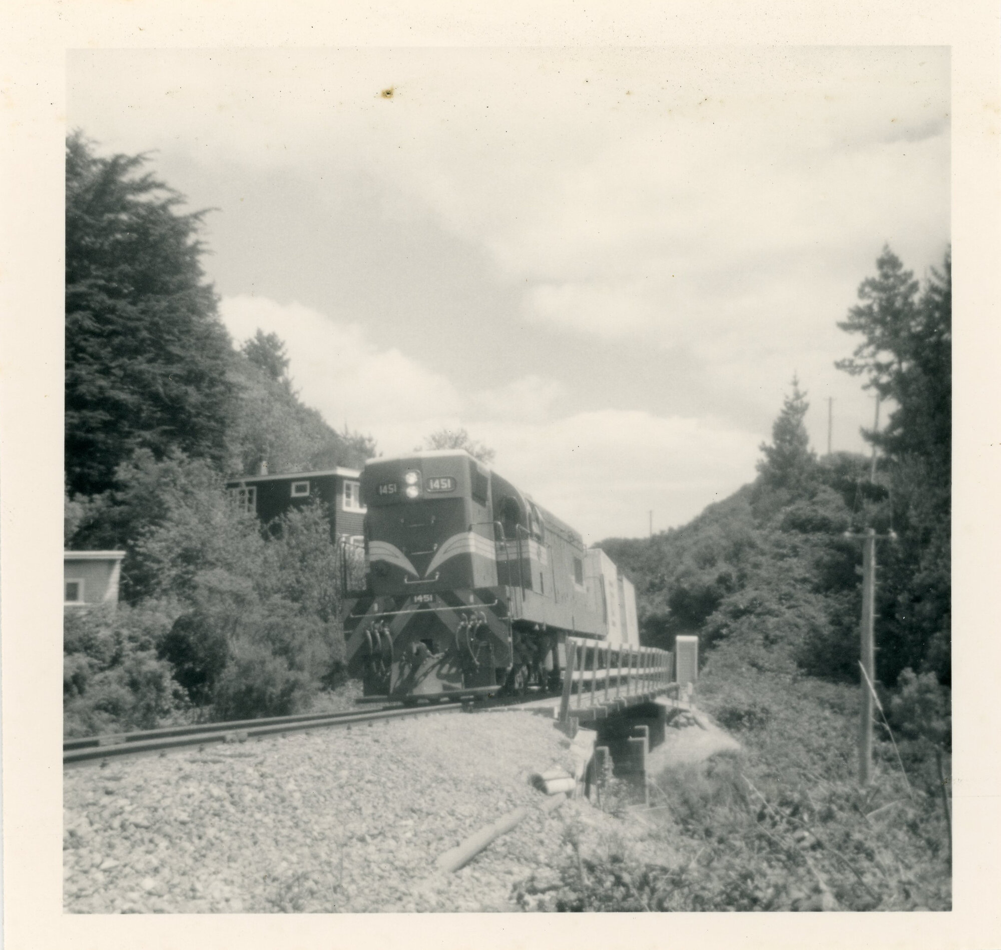 Ministry of Works; Da-class Locomotive No. 1451; ca. 1976