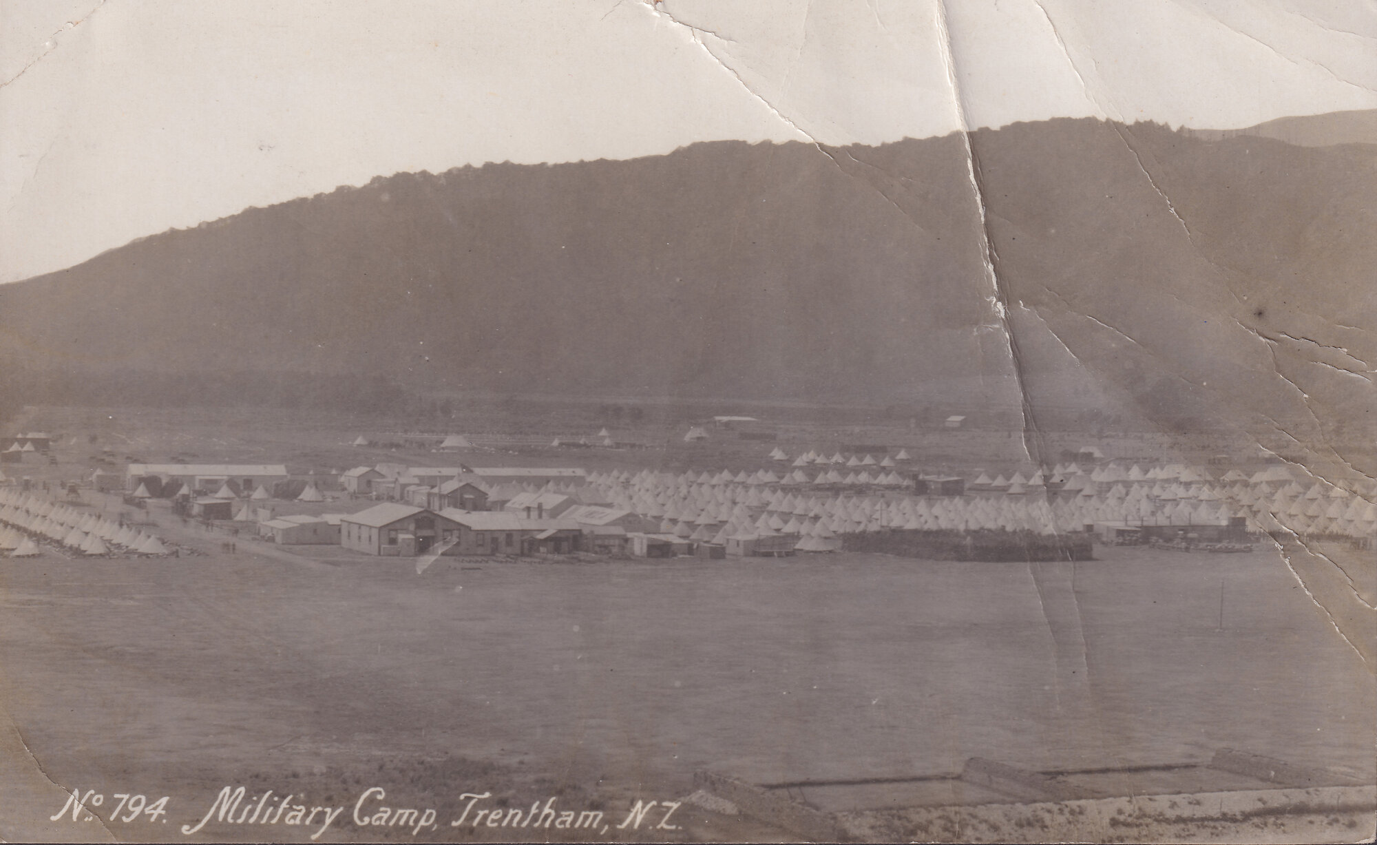 Trentham Military Camp; No date