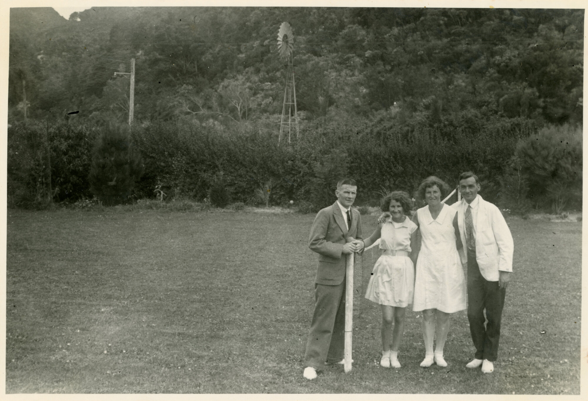 Wallaceville Animal Research Centre; Tennis Court; 1936