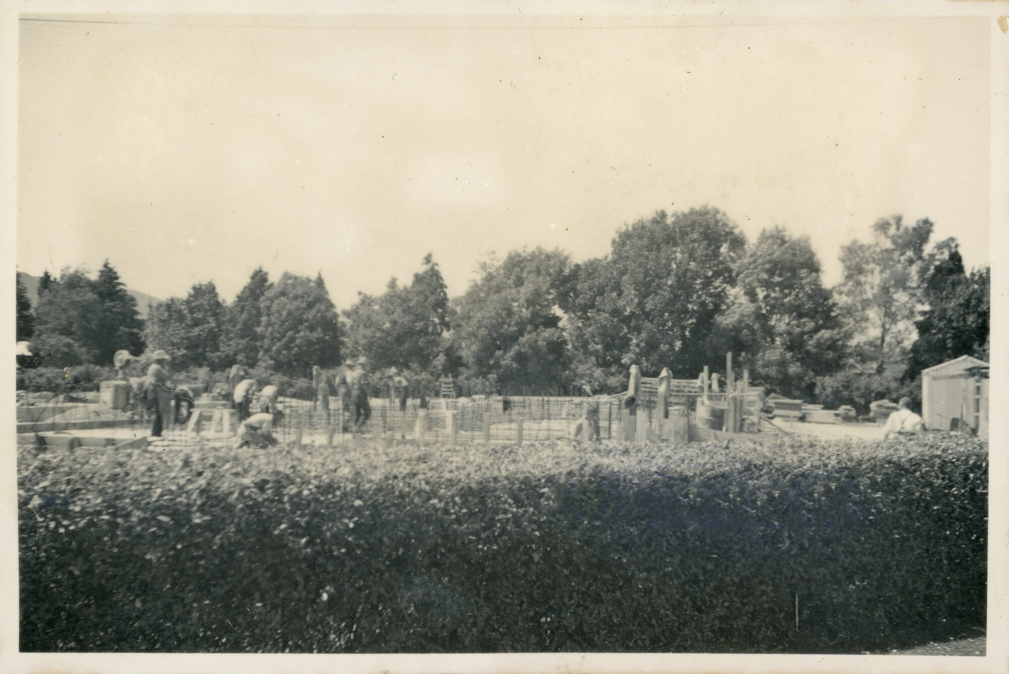 Wallaceville Animal Research Centre; Construction of New Lab; ca. 1938