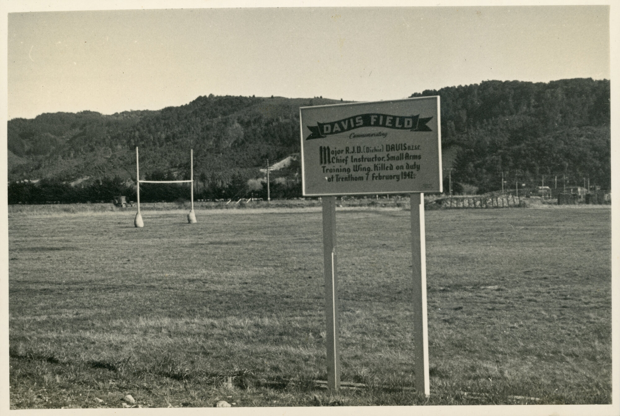 Trentham Military Camp; Davis Field; ca. 1940s