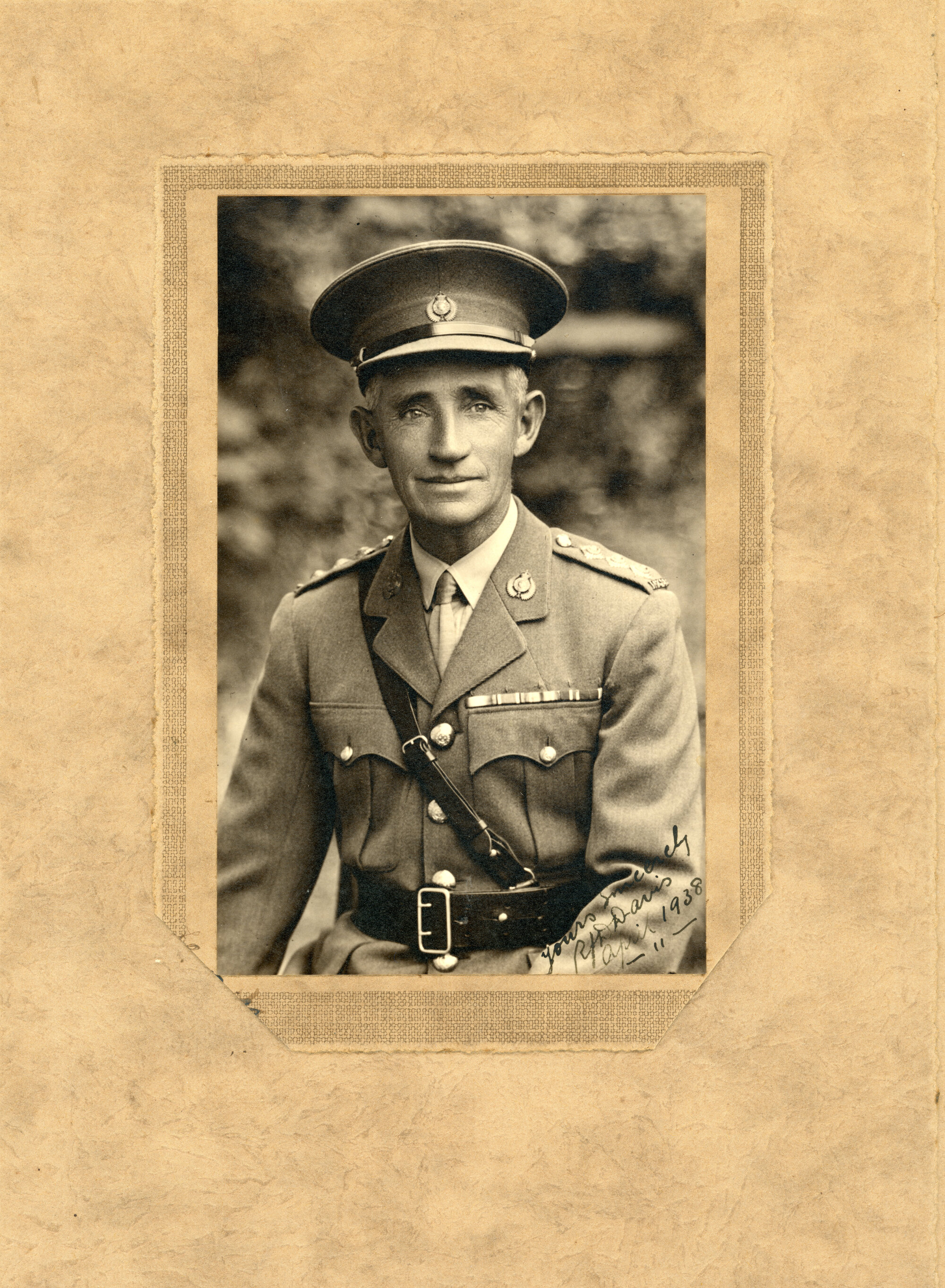 Trentham Military Camp; Major R.J.D. Davis; 1938