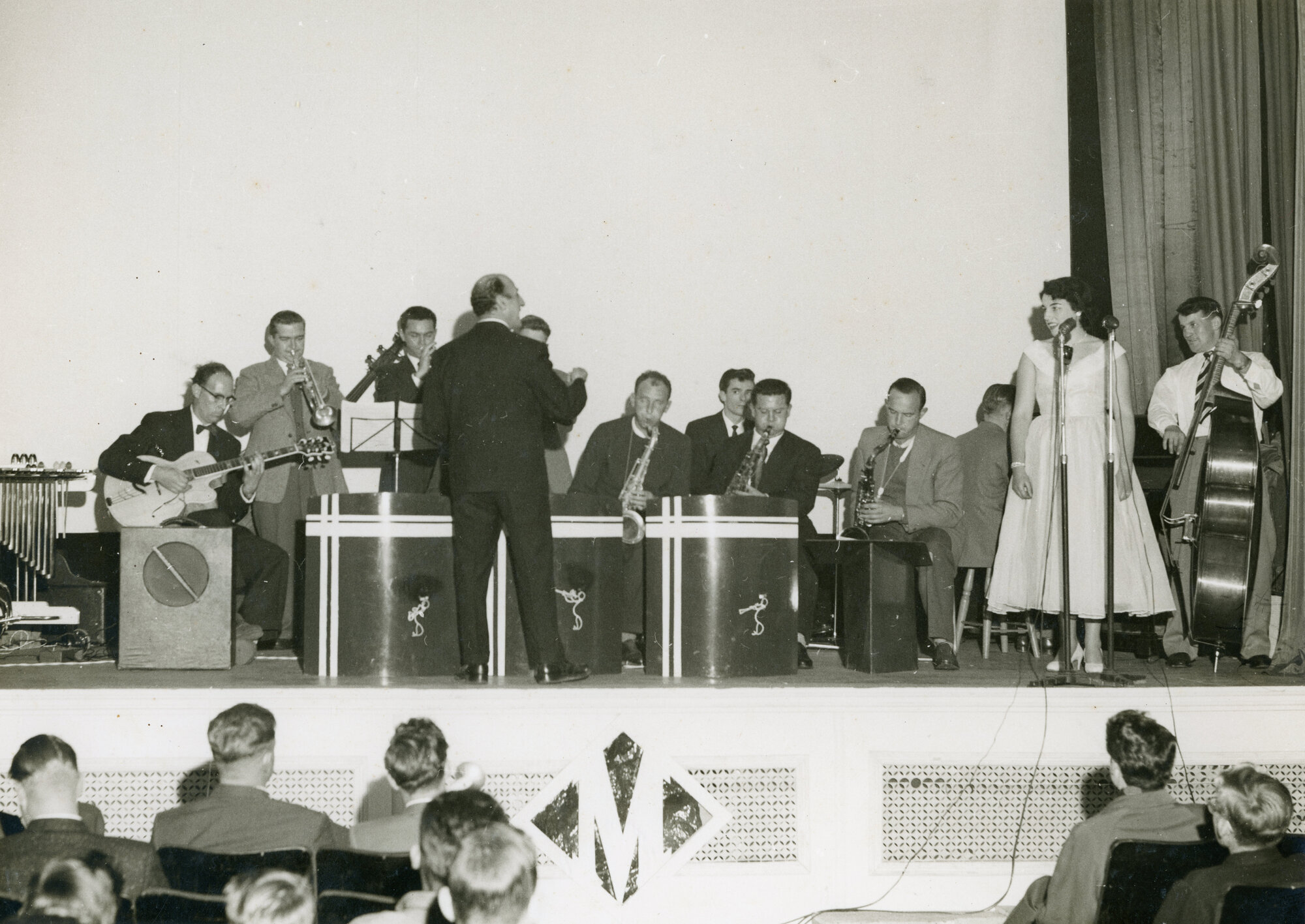 Mayfair Theatre; Band Performance; late 1950s