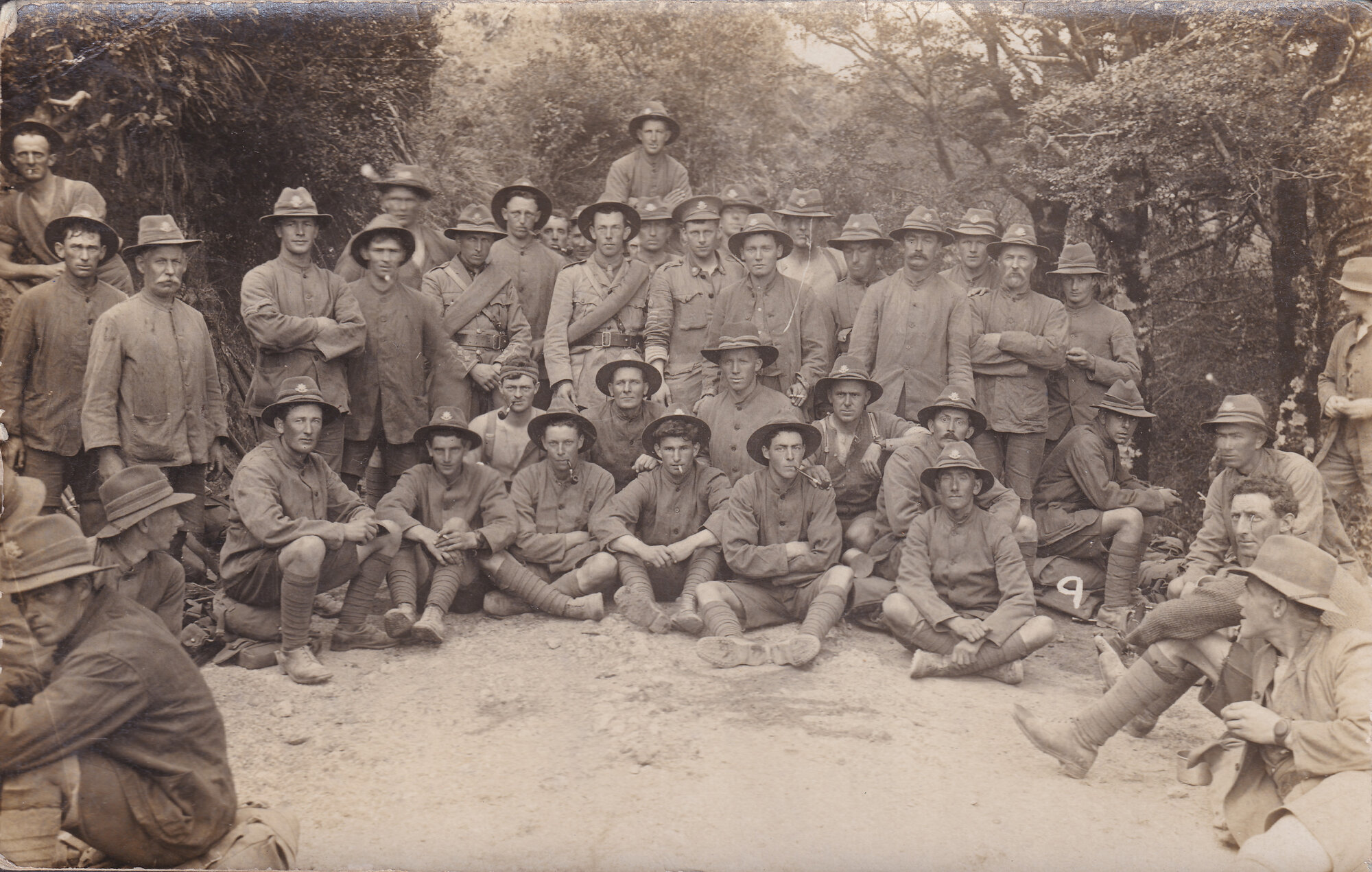Soldiers Marching Over the Rimutakas; ca. 1915-1918