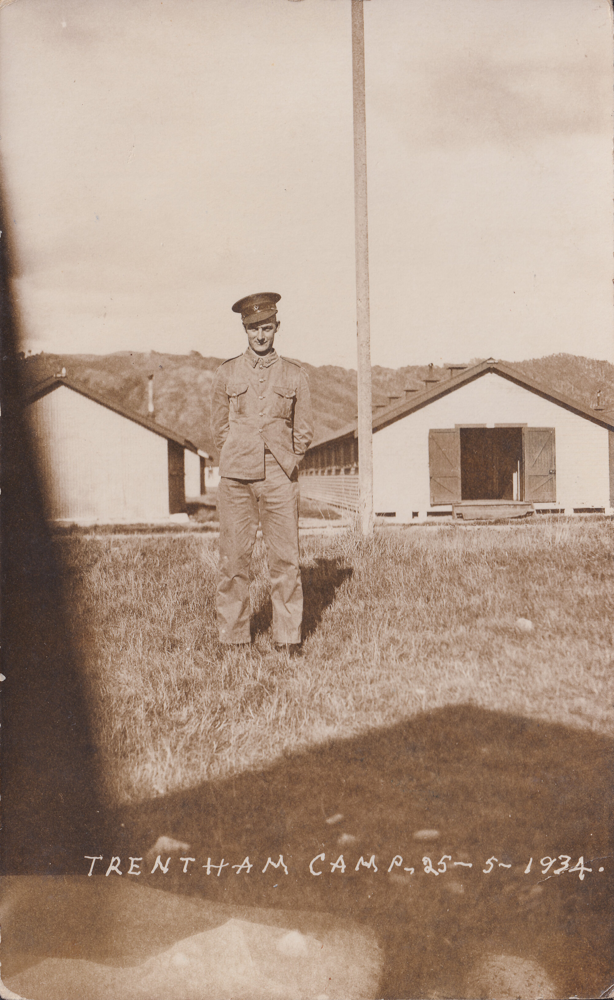 Trentham Military Camp; Soldier; 1934