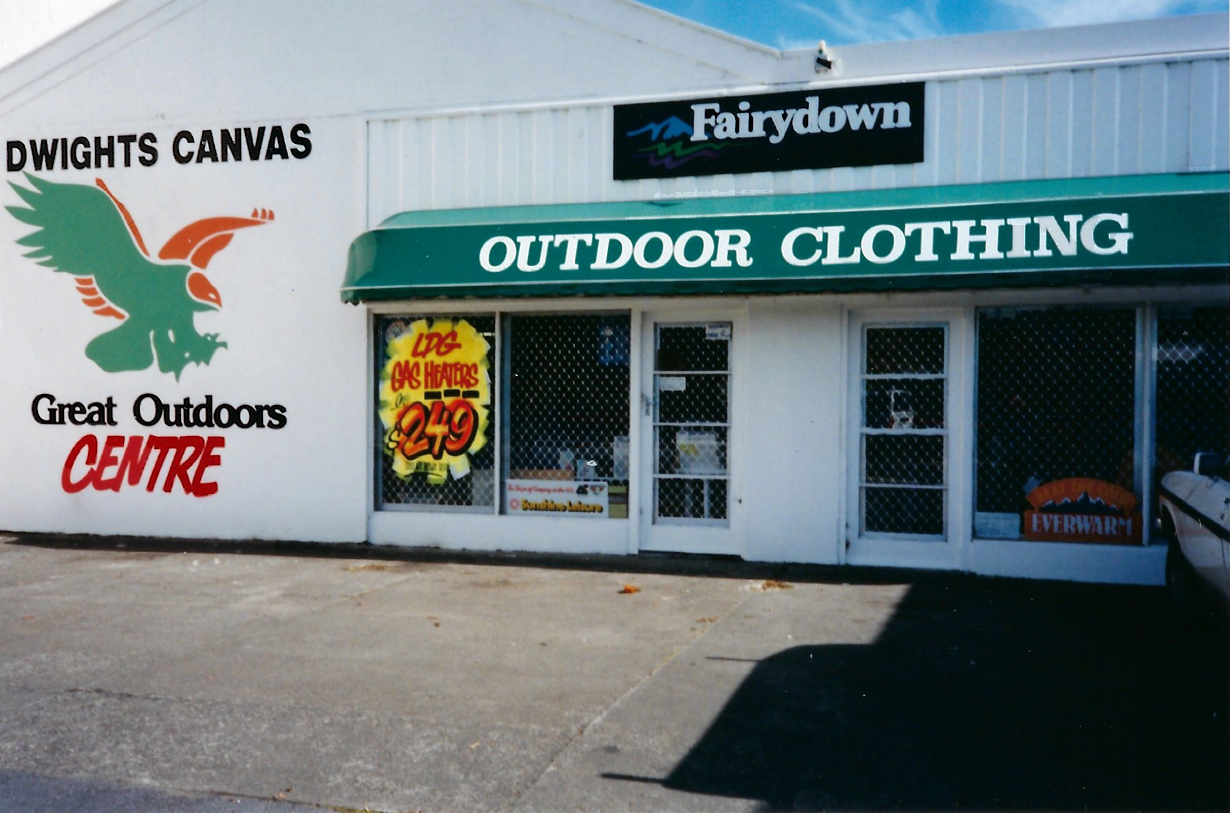 Dwights Outdoors; Dwights Canvas Storefront; no date