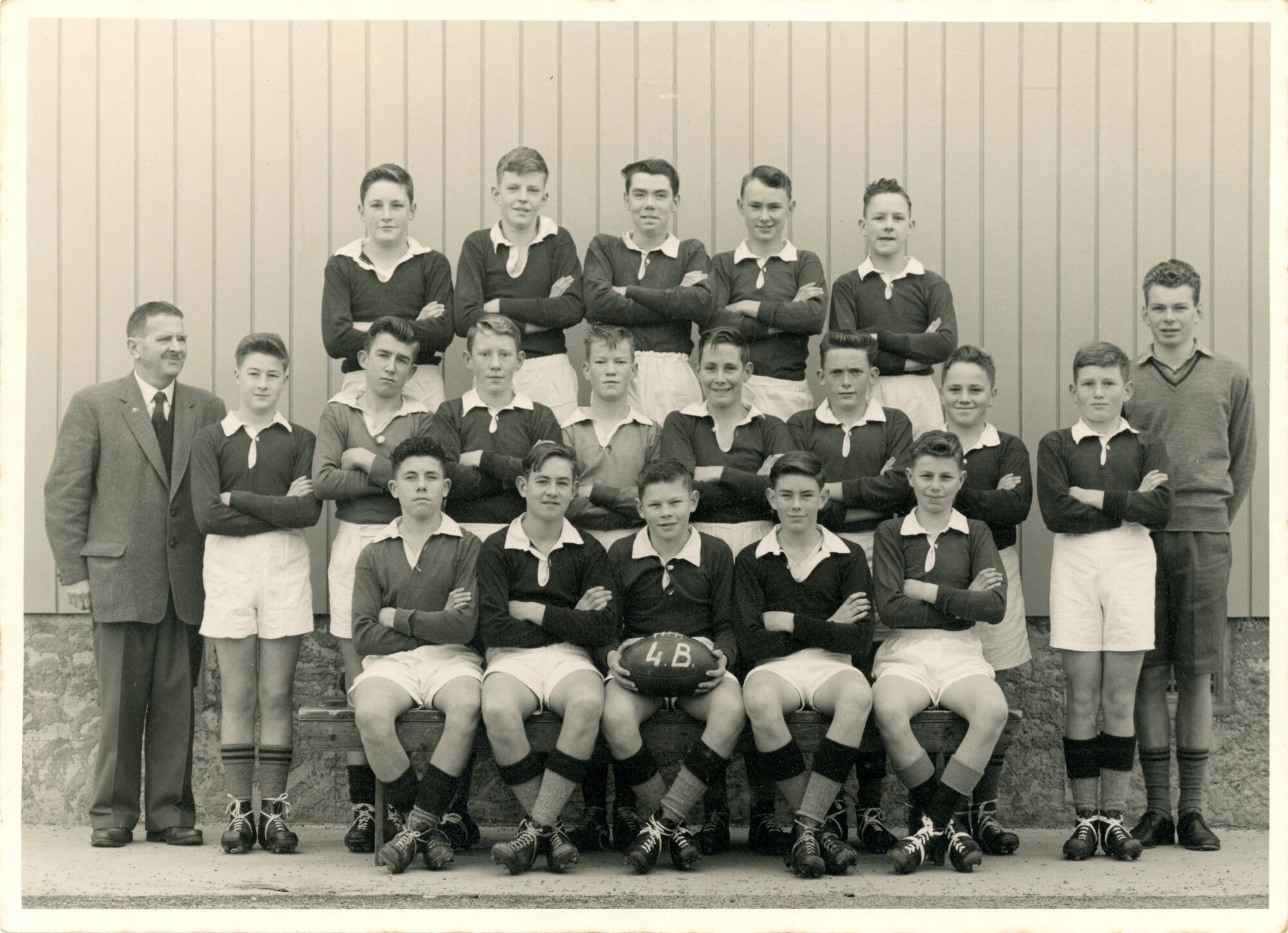 Heretaunga College; Rugby Team 4B; ca. 1962