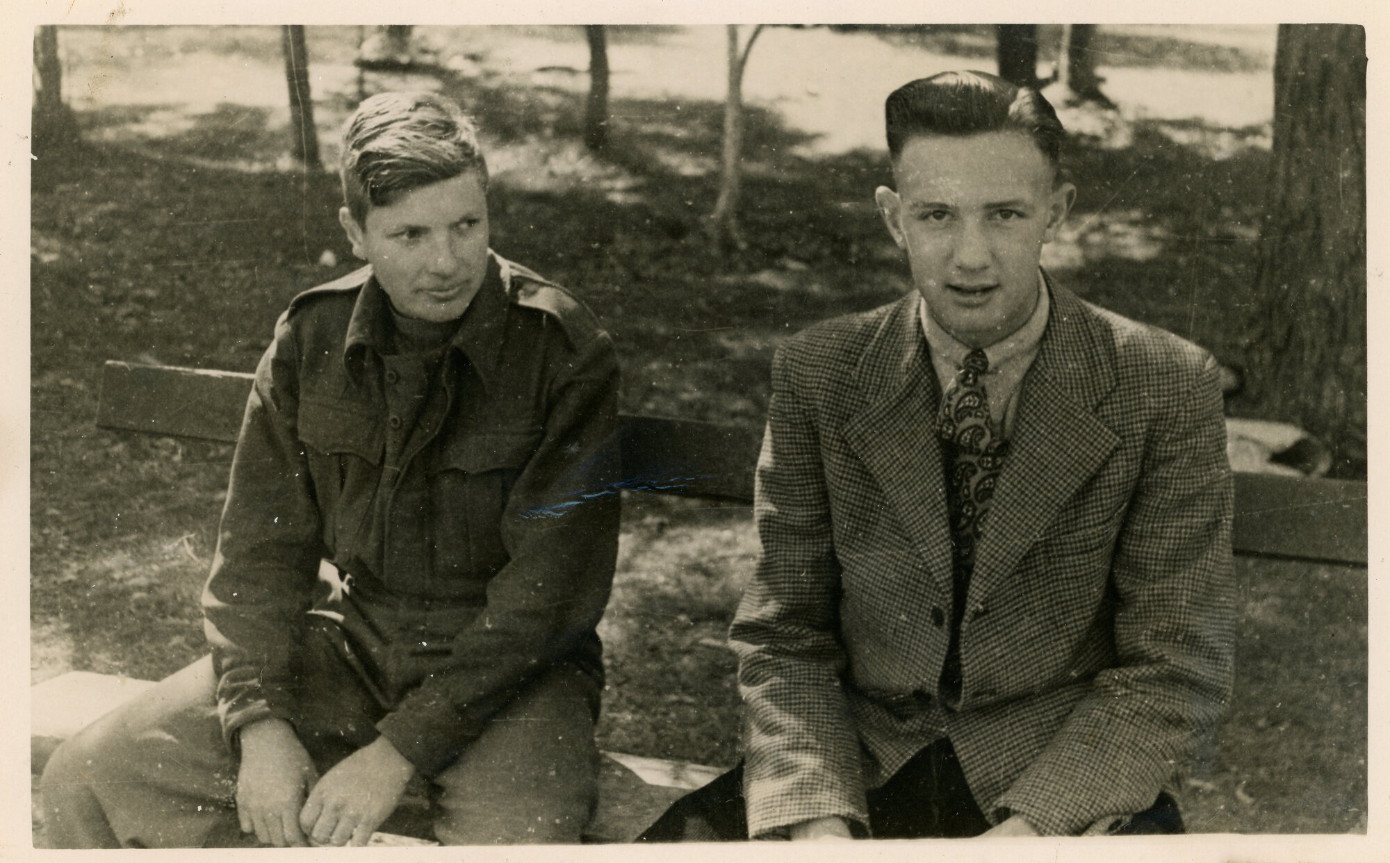 Ray Benge and Peter Josland; ca. early 1940s