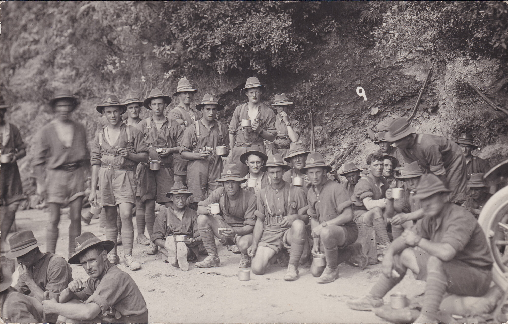 Soldiers Marching Over the Rimutakas; ca. 1915-1918