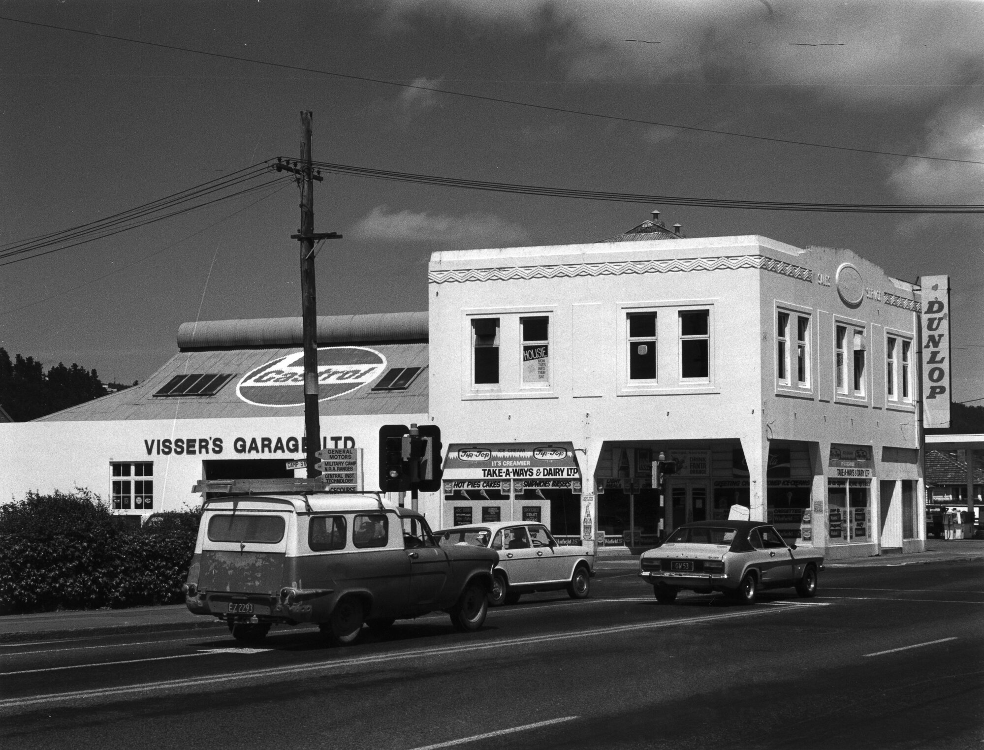 Fergusson Drive; No.  432; Vissers Garage Ltd; corner of Camp Street. [P2-215-390]