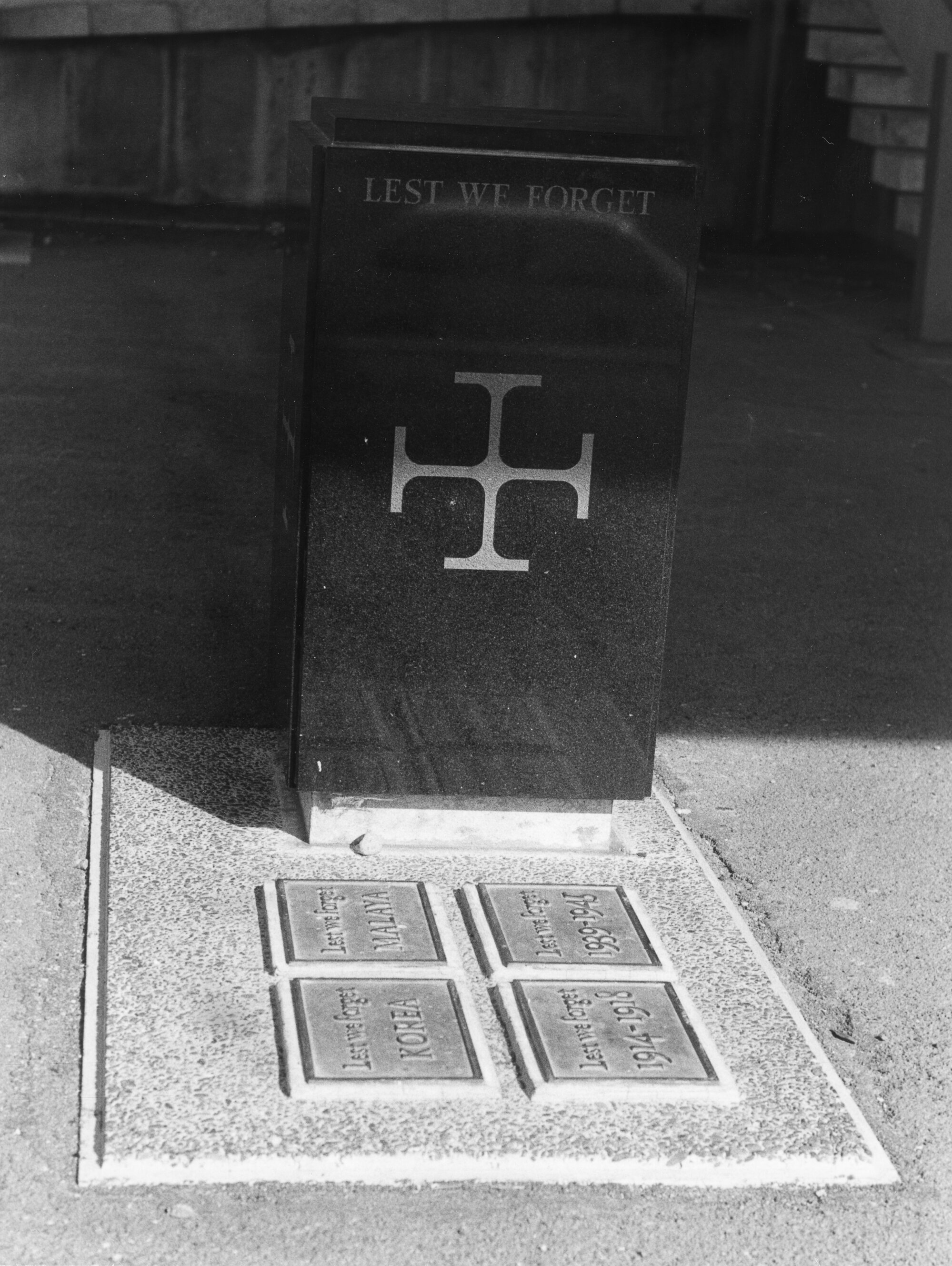 War Memorial, outside City Council offices.