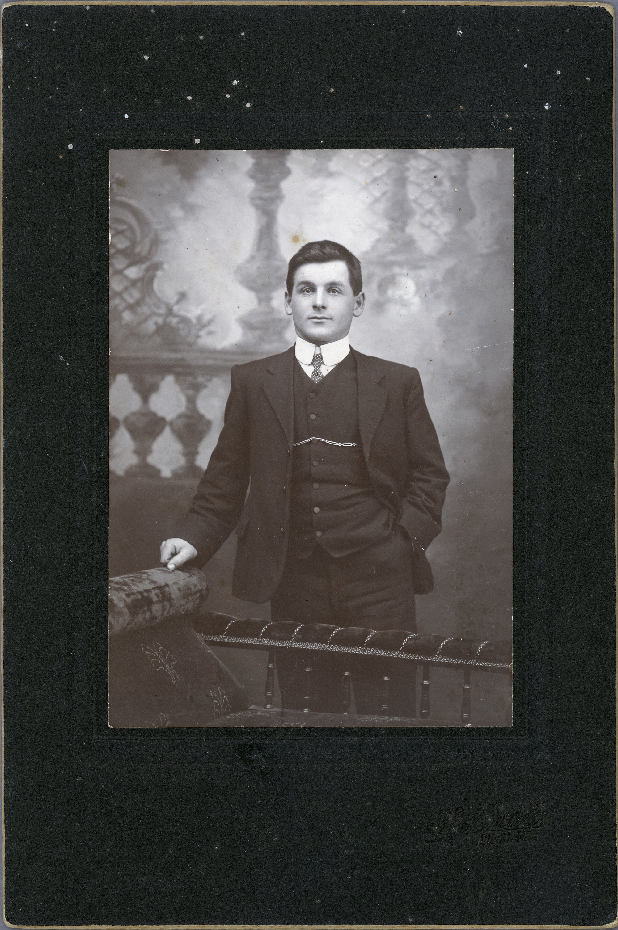 Maurice Wheatley; studio photograph. [P2-370-693]