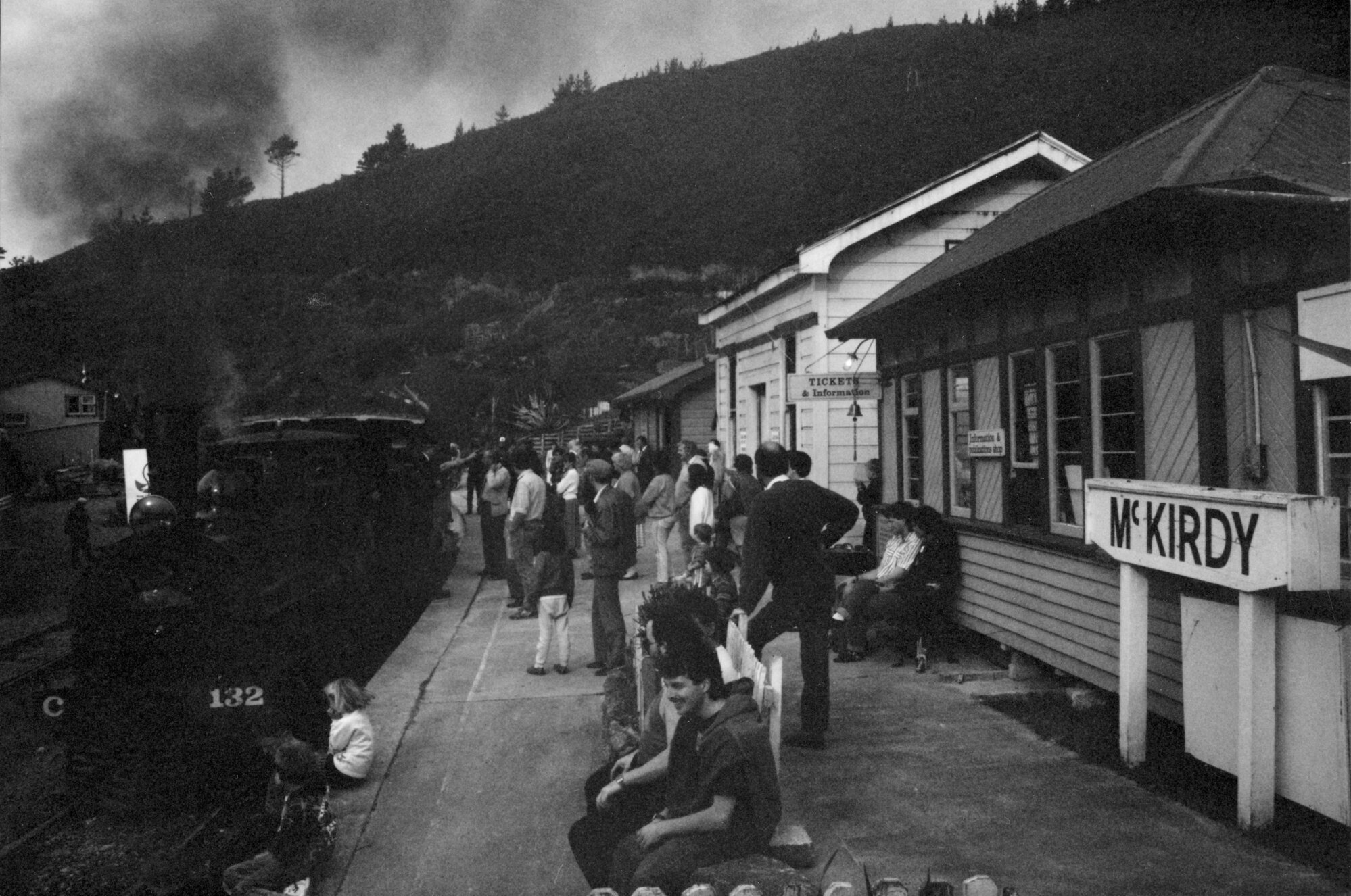 Silver Stream Railway; McKirdy Station and C-class locomotive.