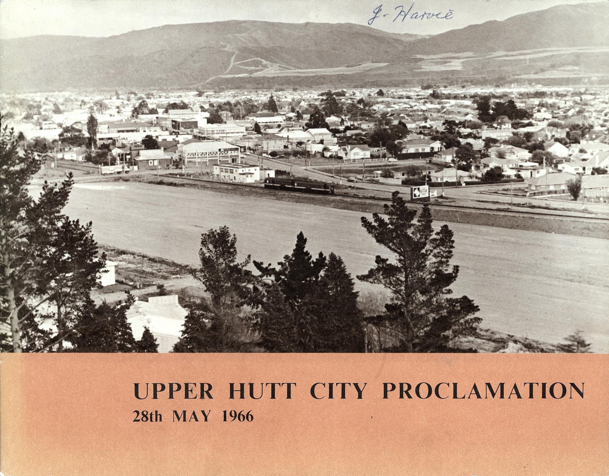 Upper Hutt City Proclamation 28th May 1966 [Publication 43]