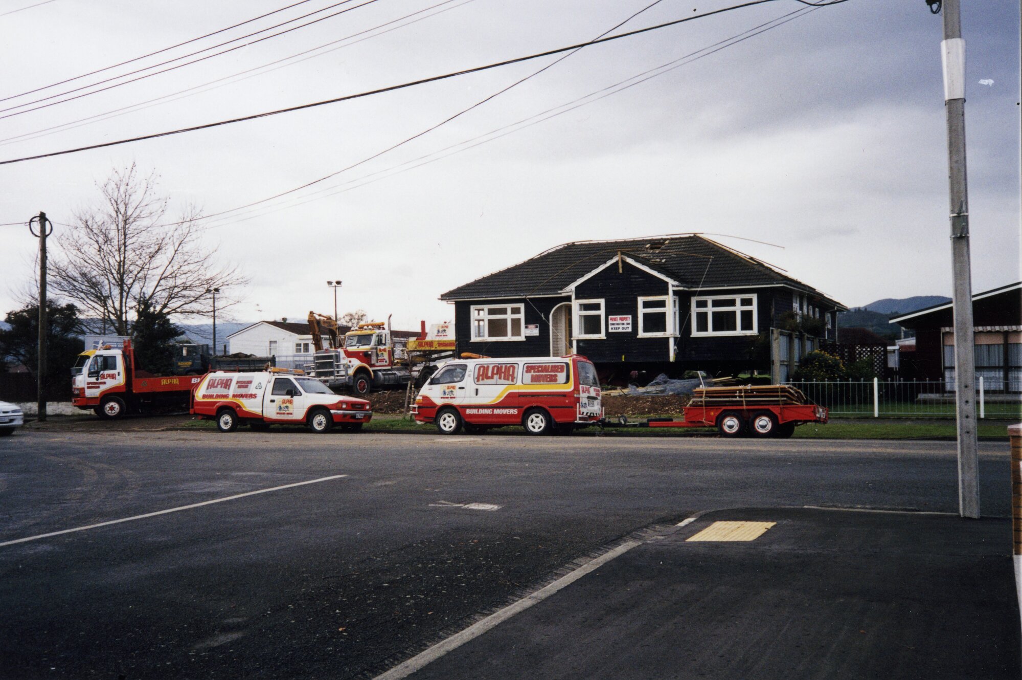 House relocation; King Street, for extension of tennis courts.