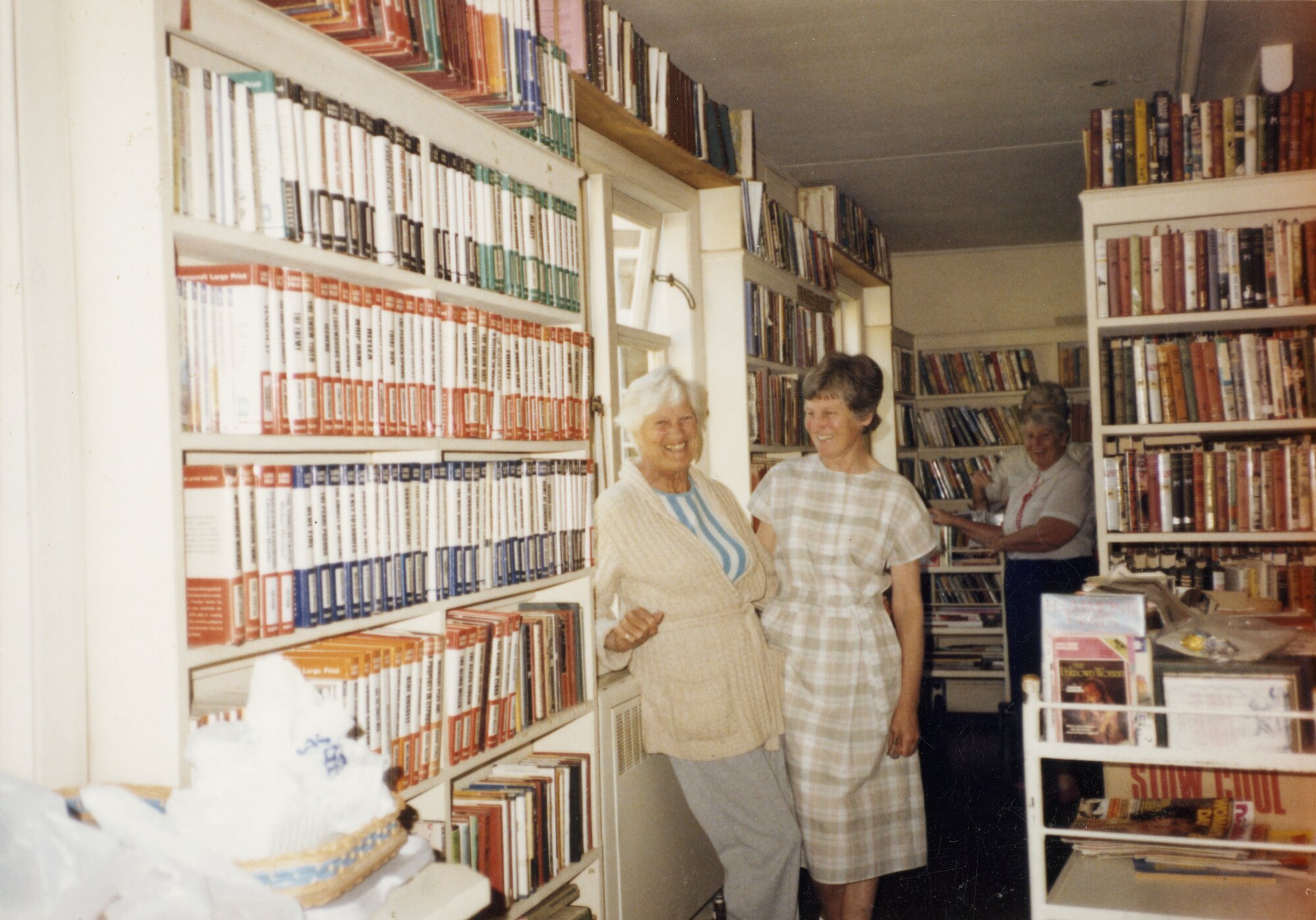 Silverstream Hospital; library, c.1986. 