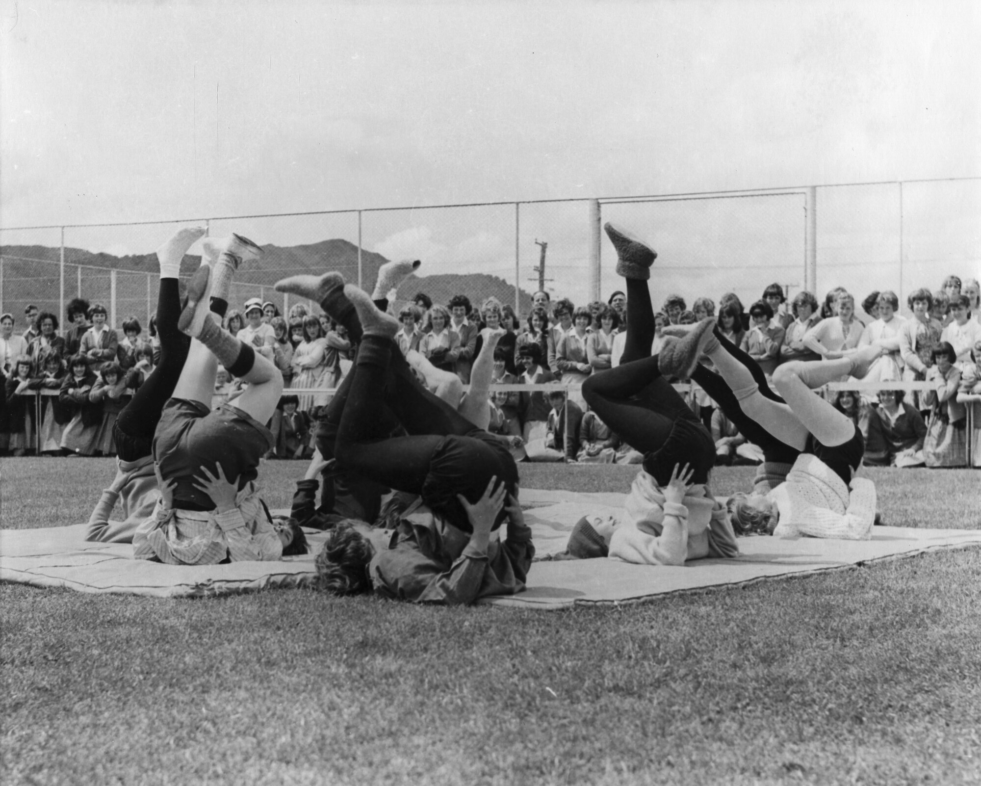 Heretaunga College open day; PT ( physical training) demonstration.