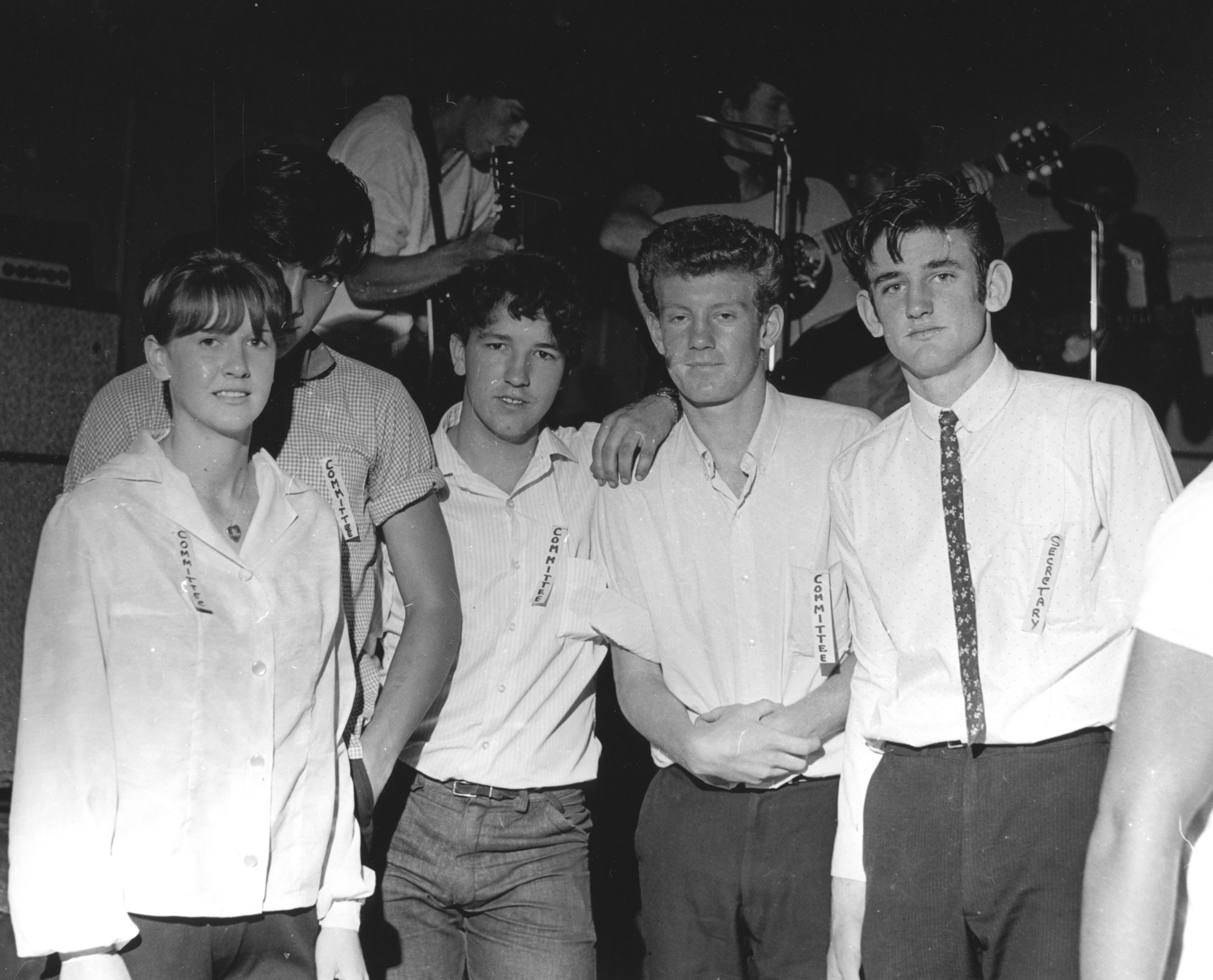 Youth club committee, 1966.