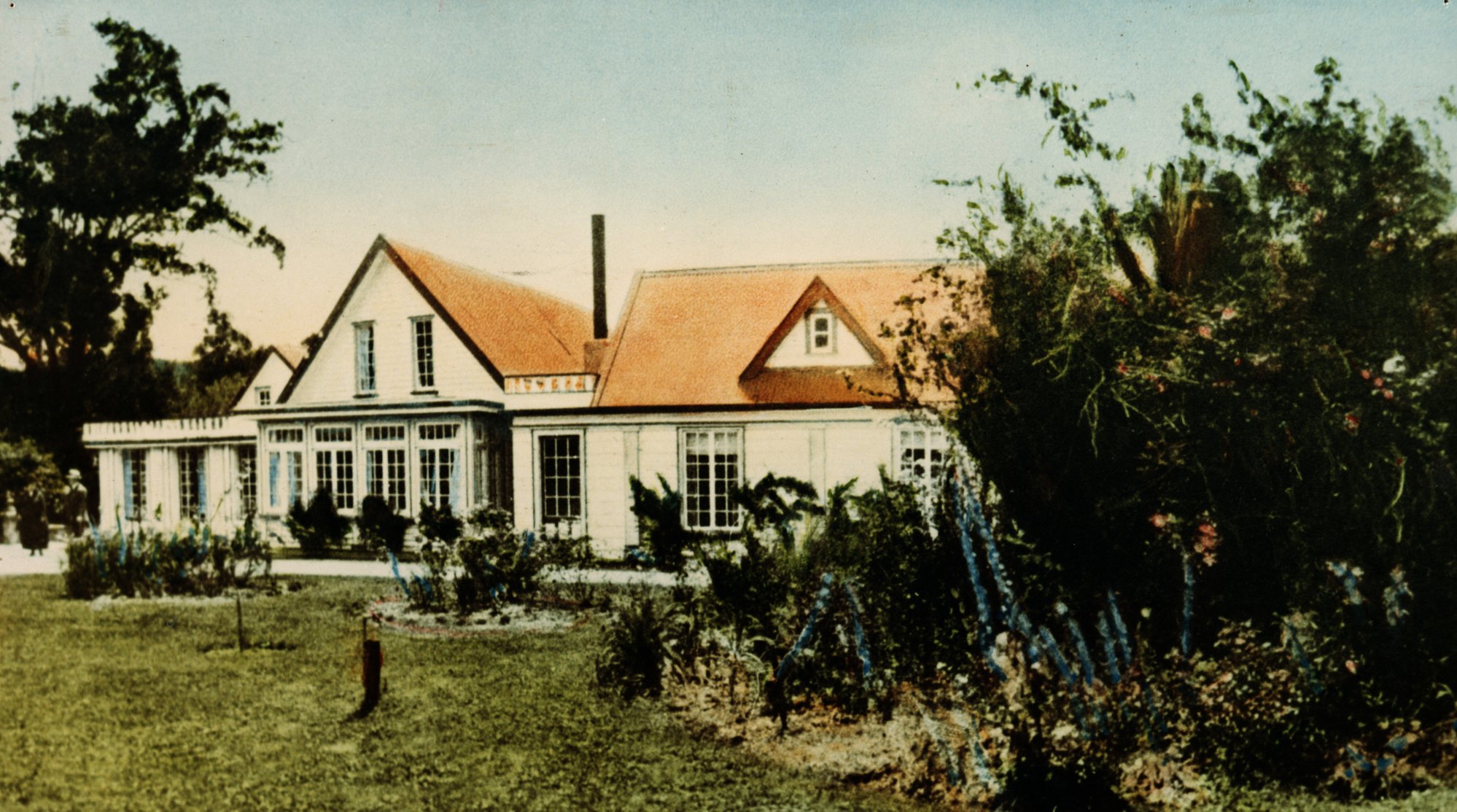 Old house; Barton homestead; 'The Manor House', Trentham; demolished in 1938.