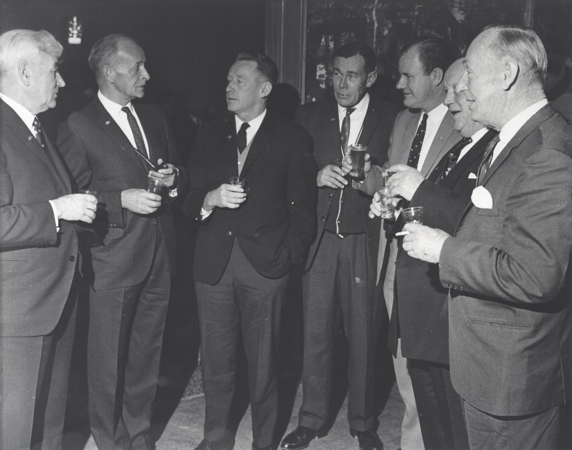 RSA opening, stage 1; national president Hamilton Mitchell at left.