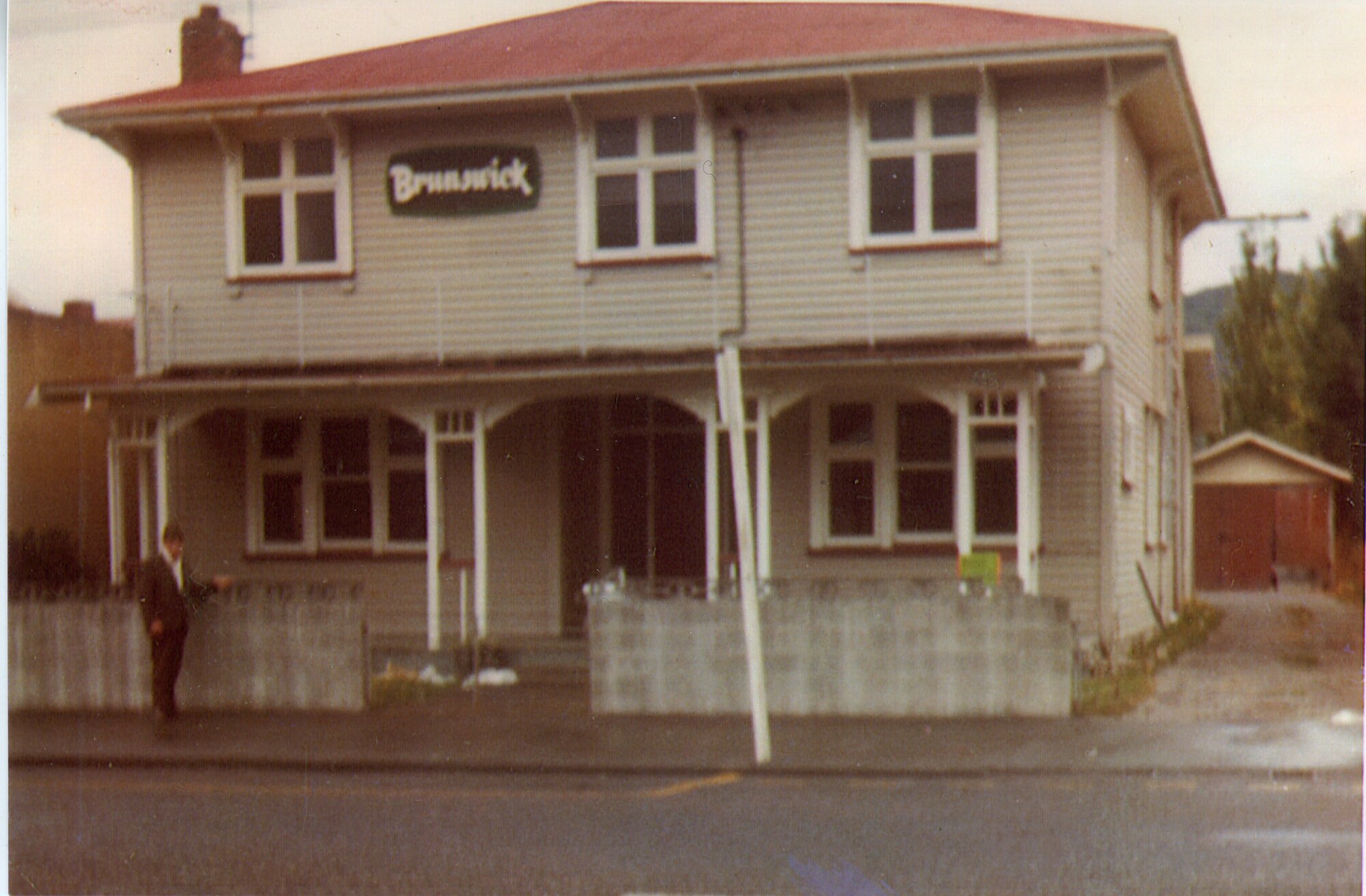 Main  street; the Brunswick private hotel, built in 1929 by Hannah Clark. [P1-790-3298]