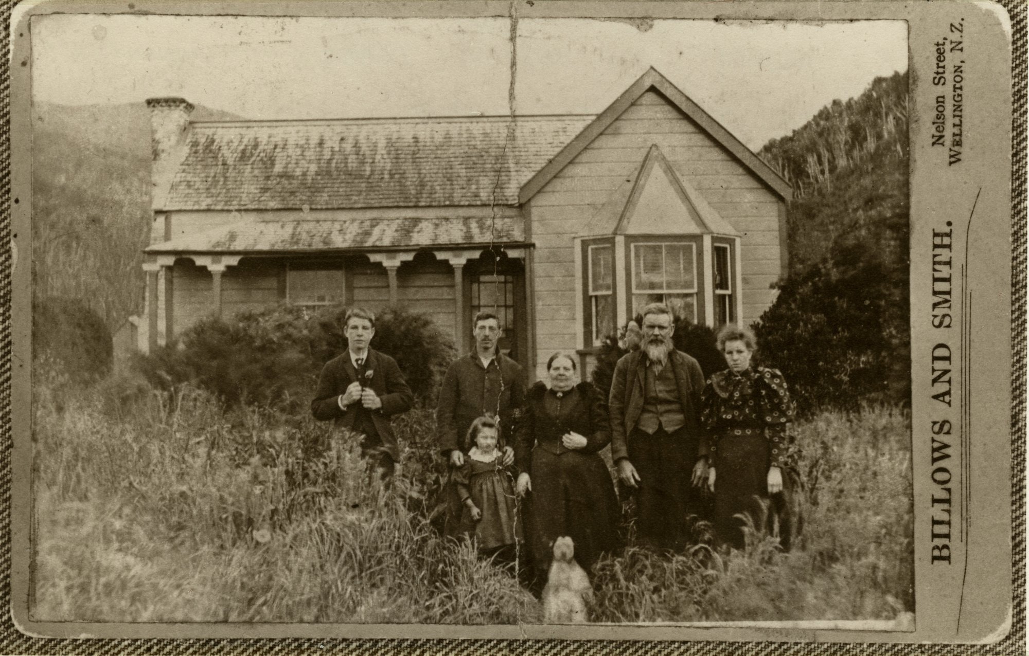 House, Mangaroa; Cooley family, and their homestead.