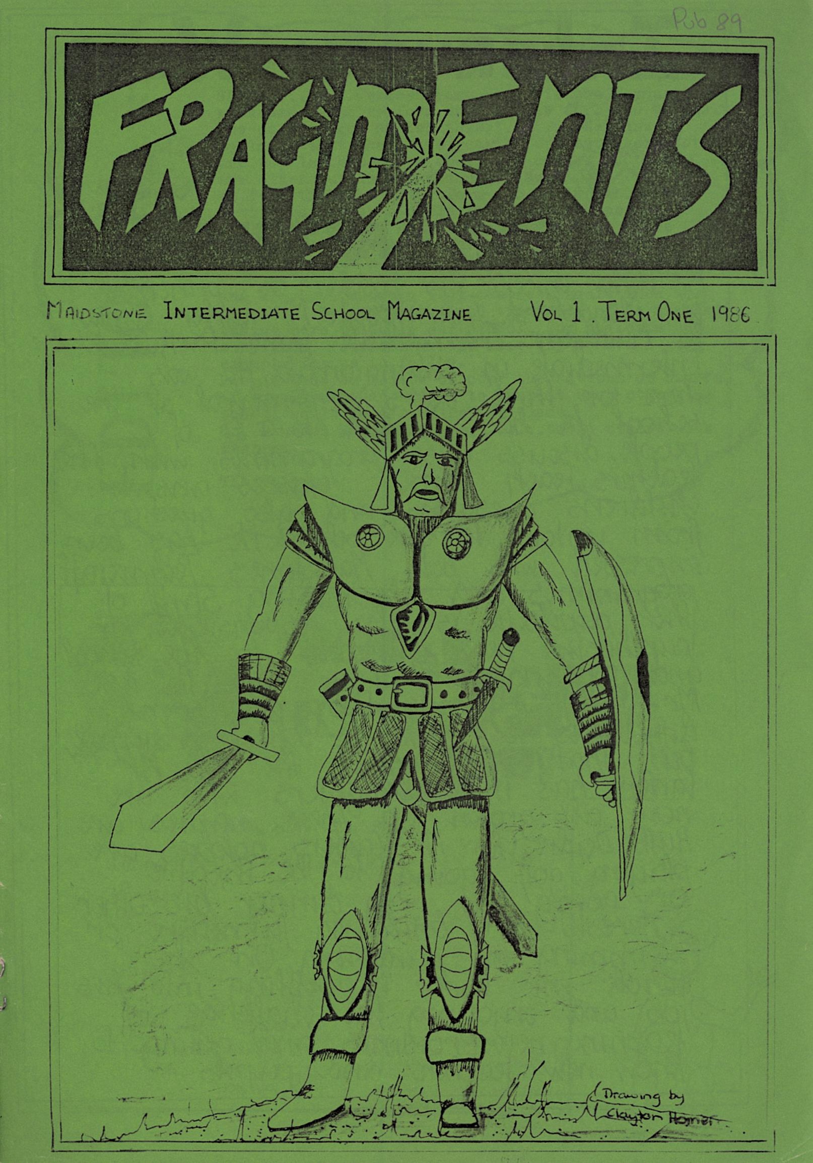 Fragments: Vol 1. Term 1. [Publication 62]