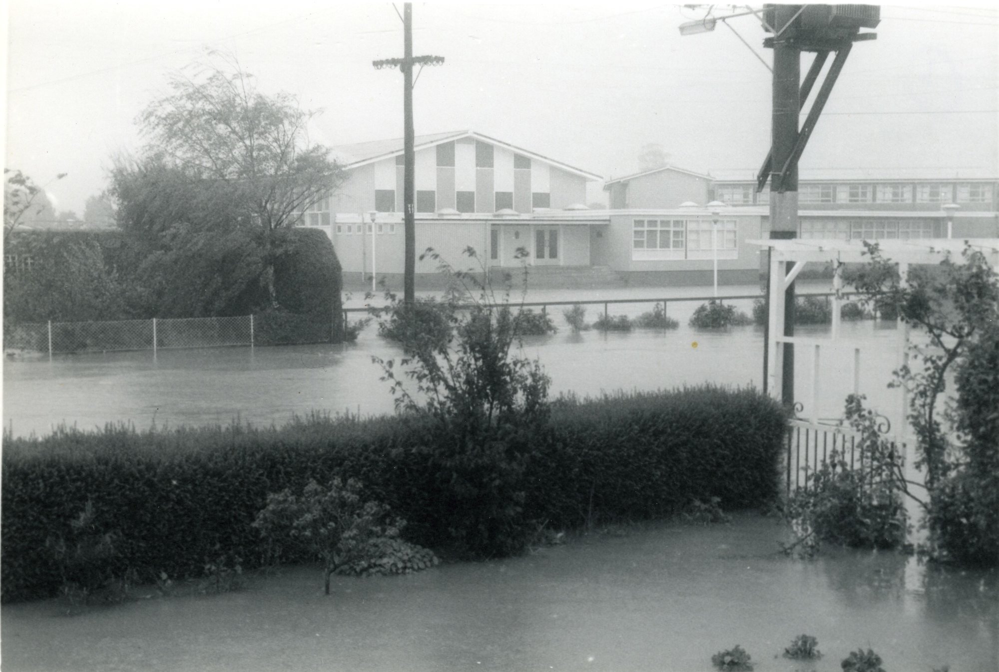 Flood, 1963; Upper Hutt College.
